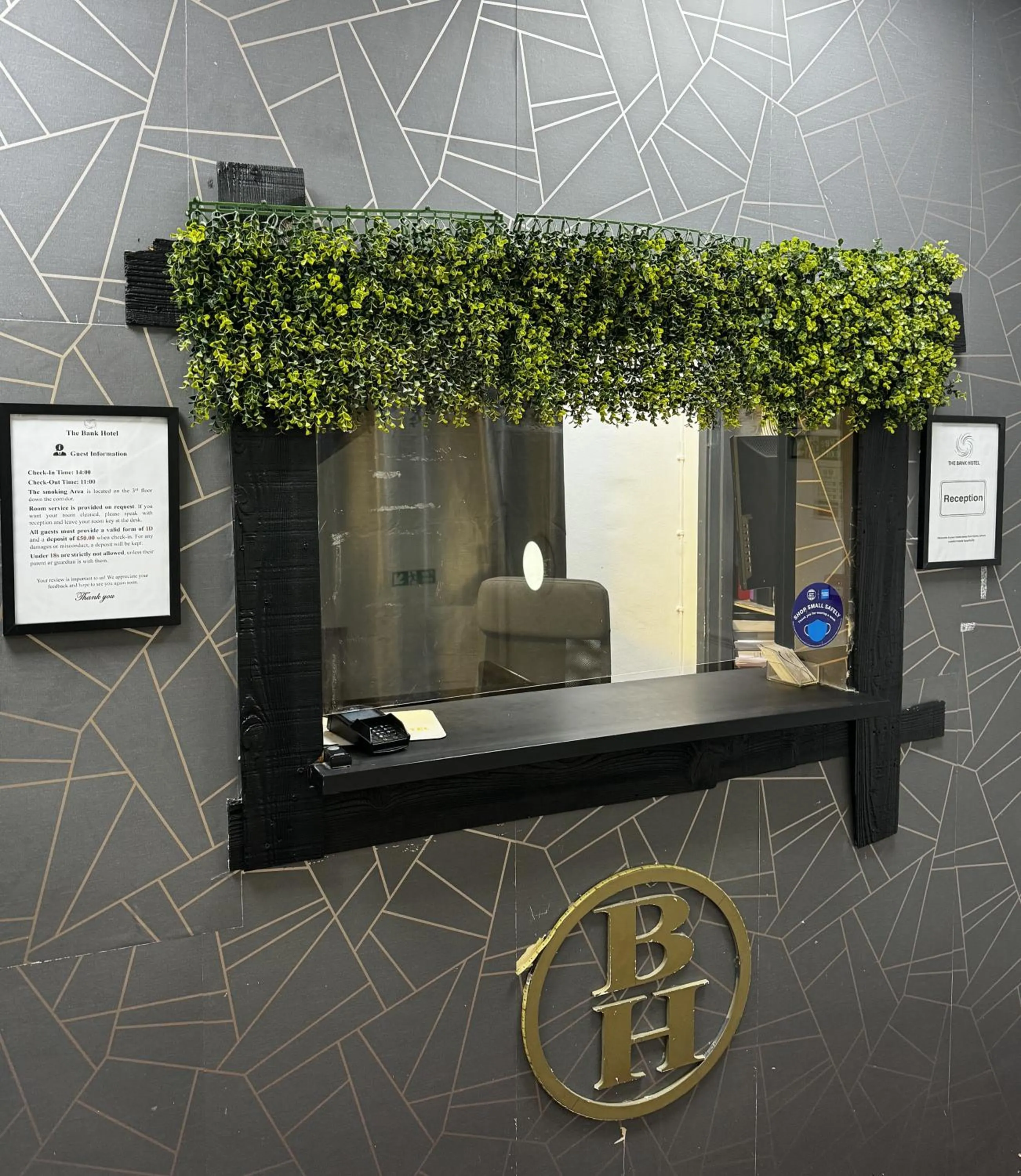 Lobby or reception in The Bank