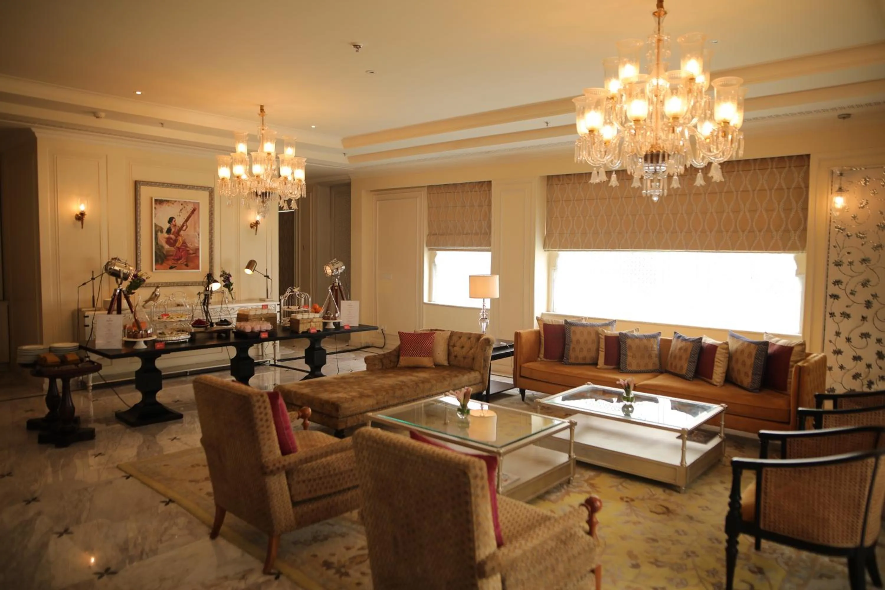 Living room in The Leela Palace Jaipur