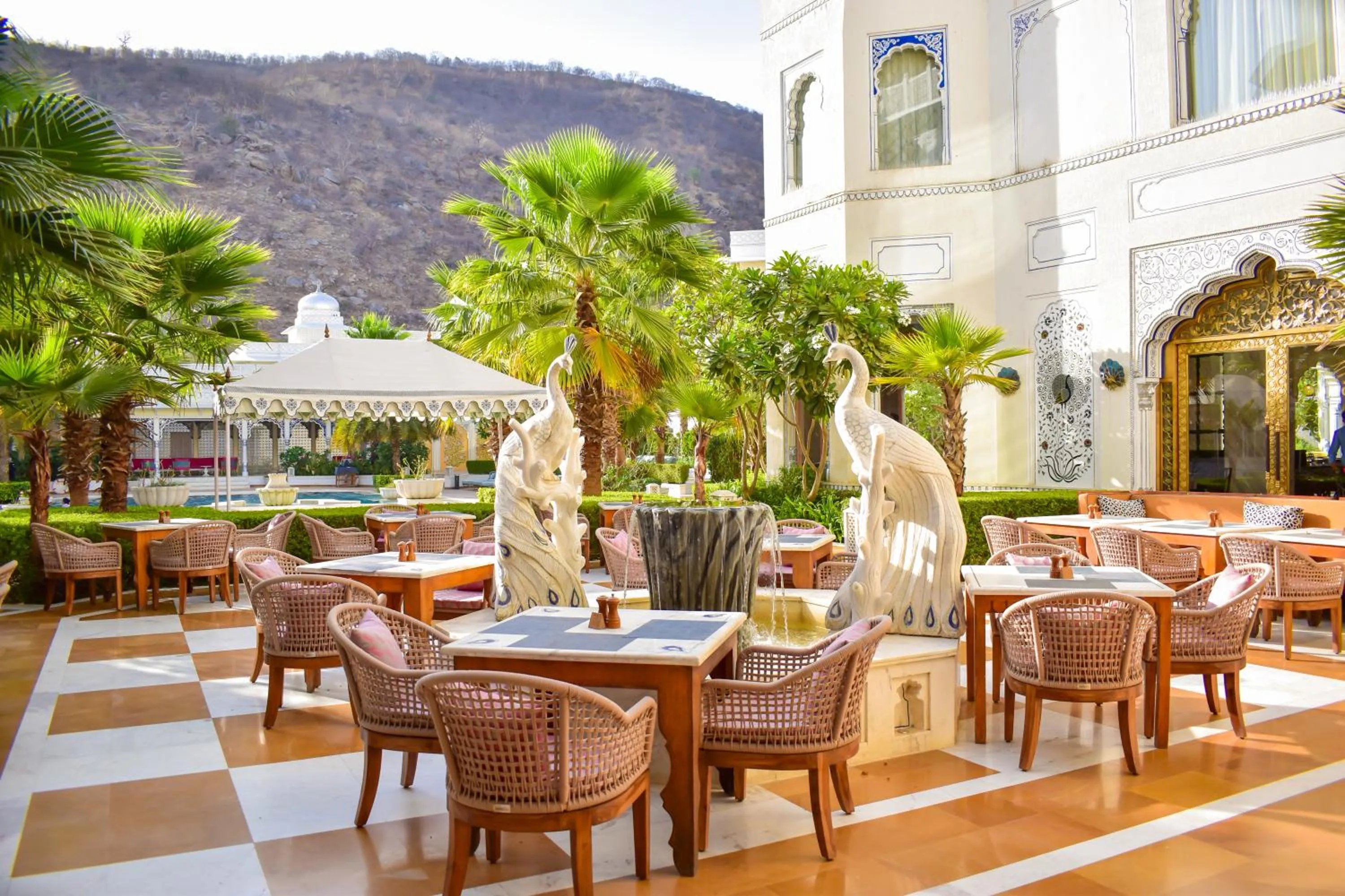 Inner courtyard view in The Leela Palace Jaipur