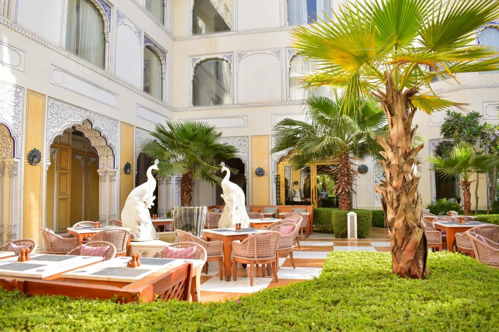Patio in The Leela Palace Jaipur