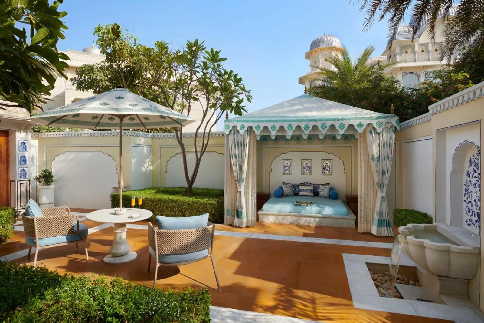 Patio in The Leela Palace Jaipur