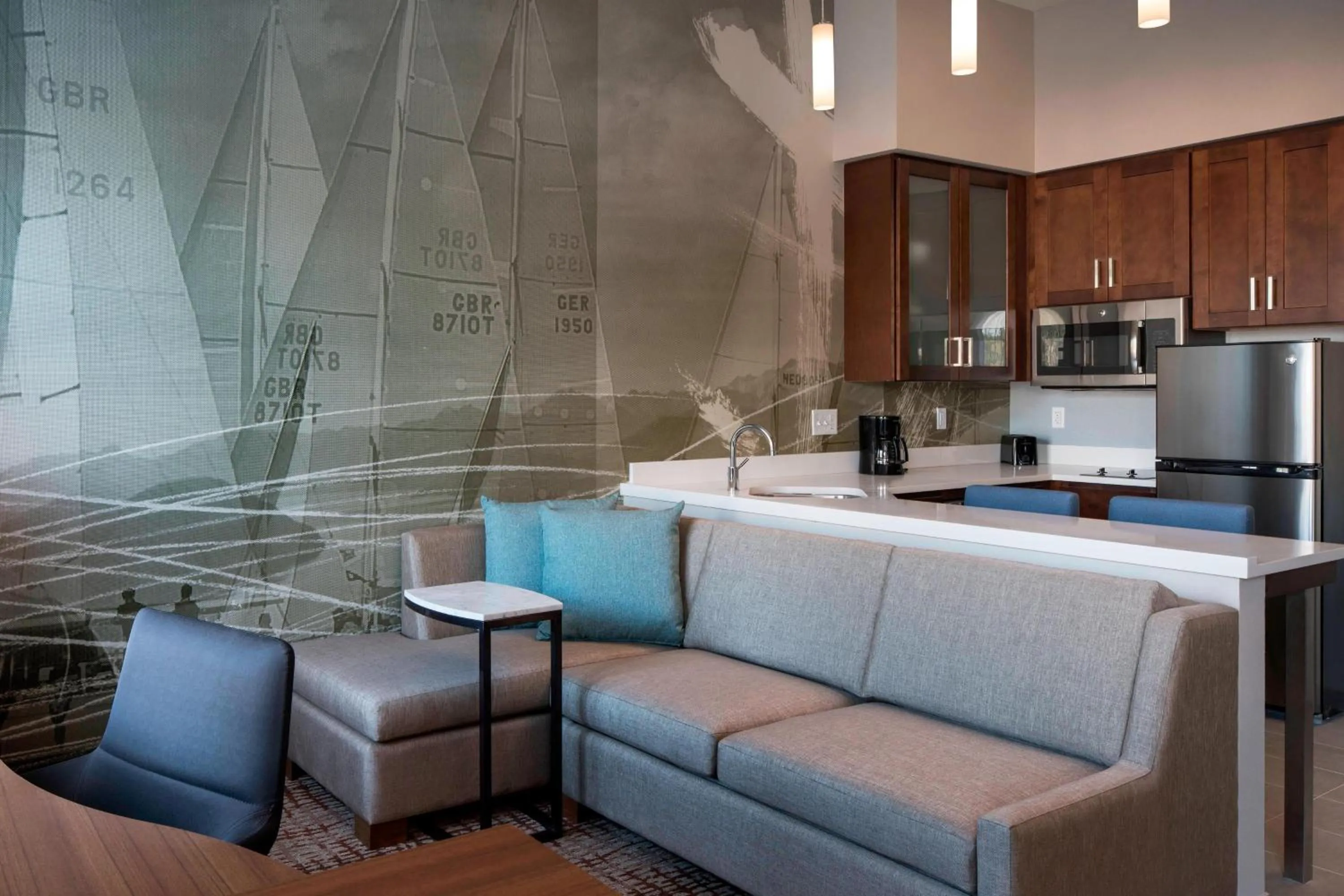 Kitchen or kitchenette in Residence Inn by Marriott Redwood City San Carlos