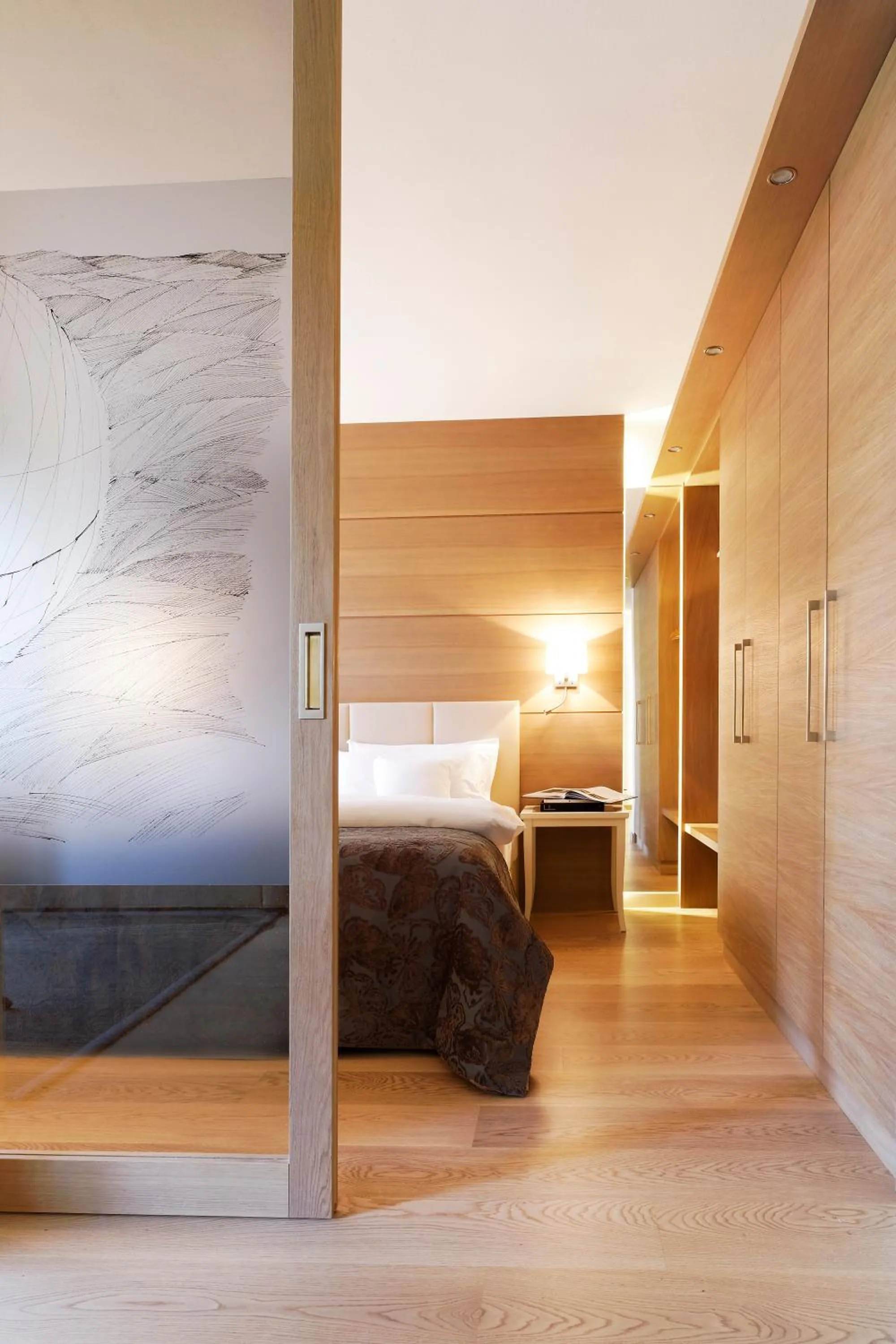 Bedroom, Bed in Art & Design Hotel Napura