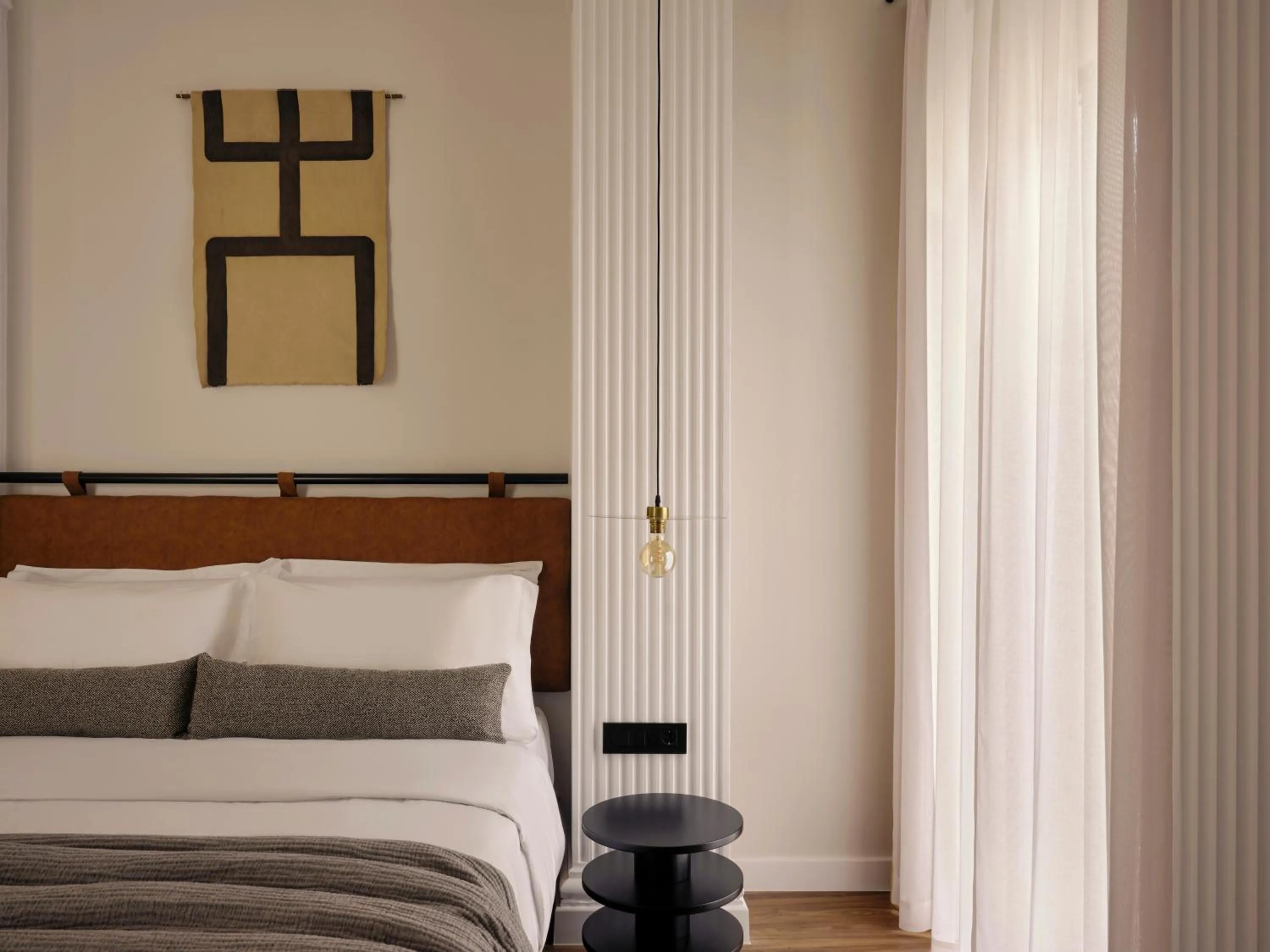 Bed in Astikon House