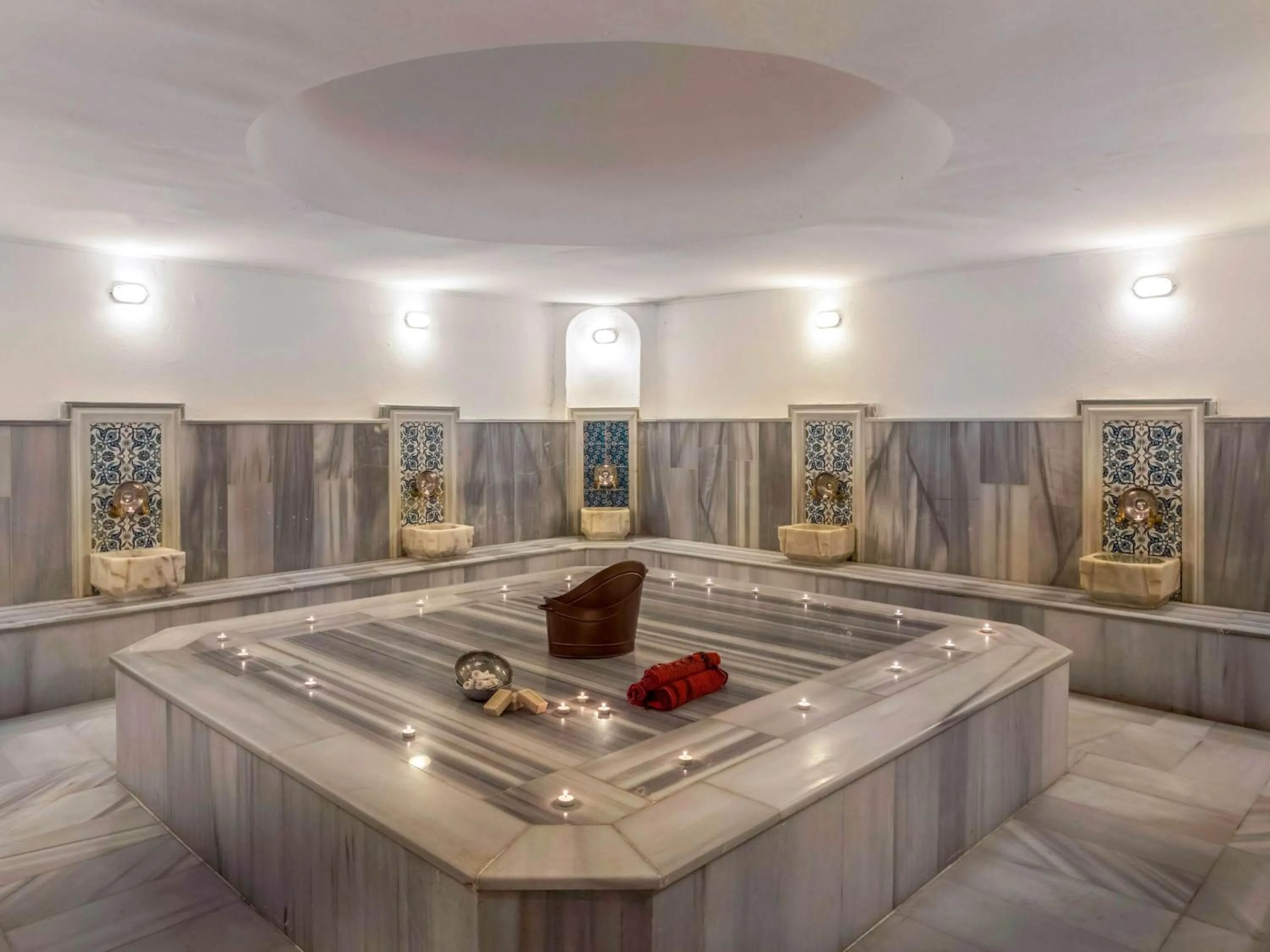 Steam room in Blue Dreams Resort Bodrum - Aquapark & Ultra All Inclusive