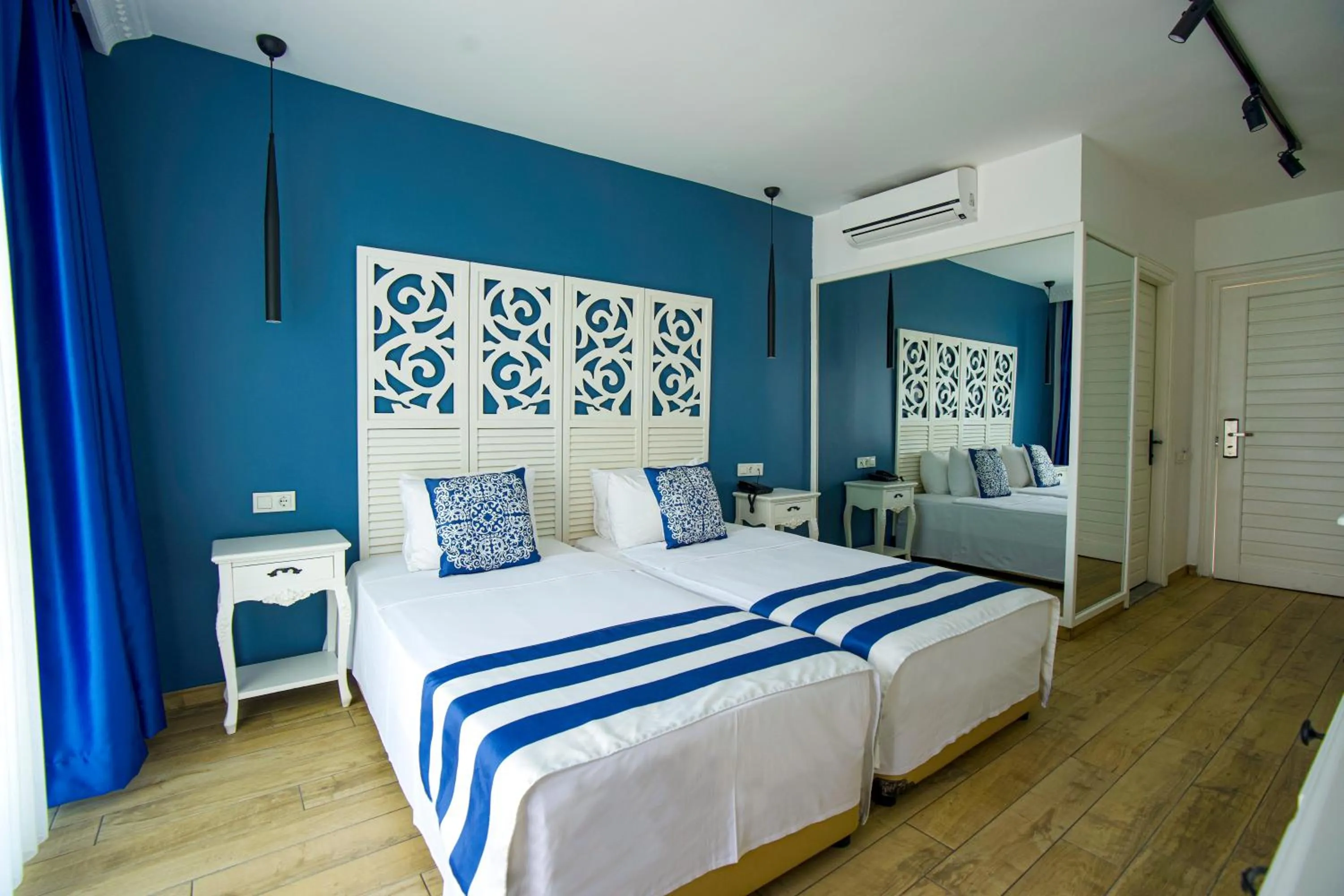 Bed in Blue Dreams Resort Bodrum - Aquapark & Ultra All Inclusive