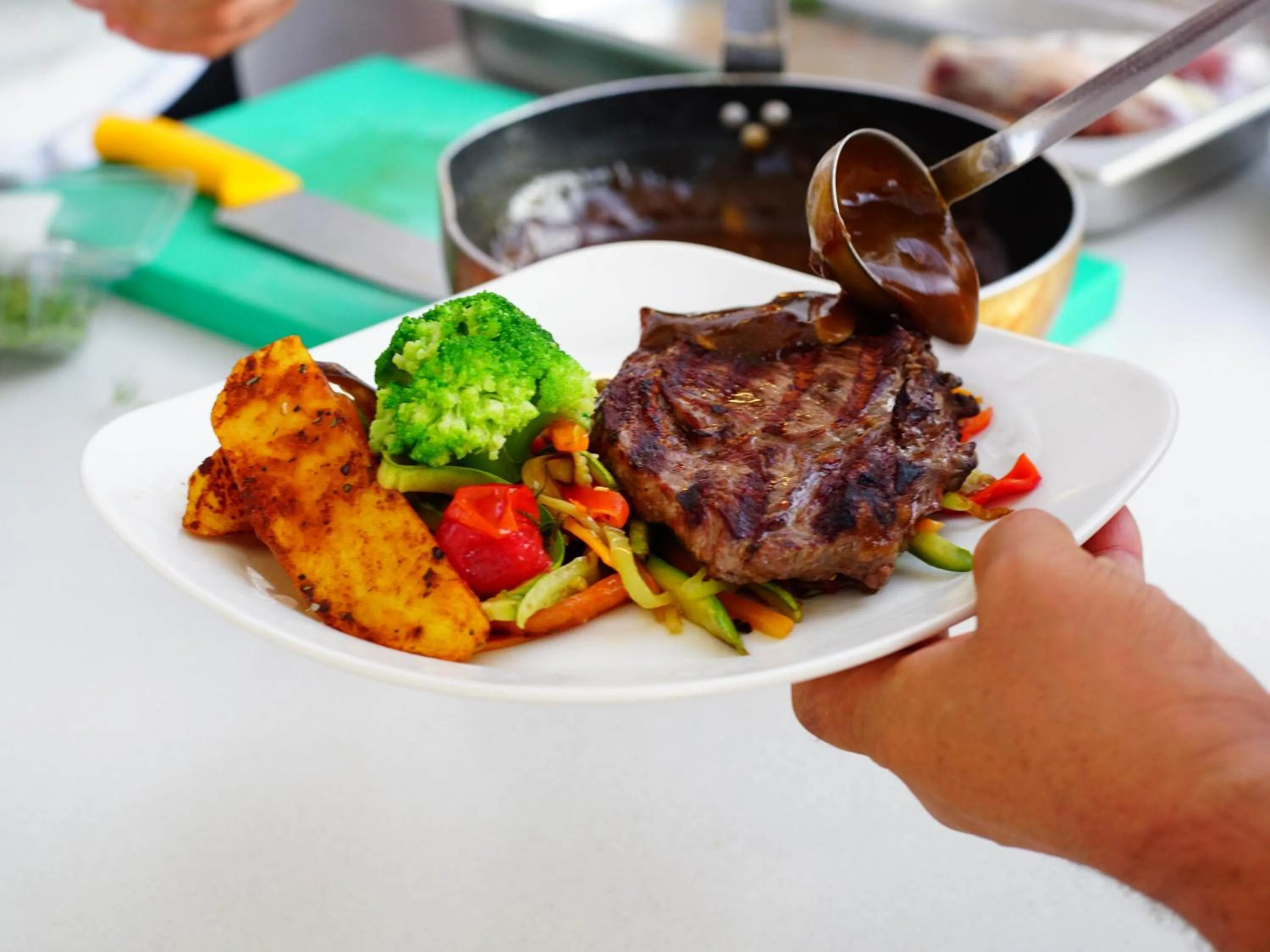 Food in Blue Dreams Resort Bodrum - Aquapark & Ultra All Inclusive