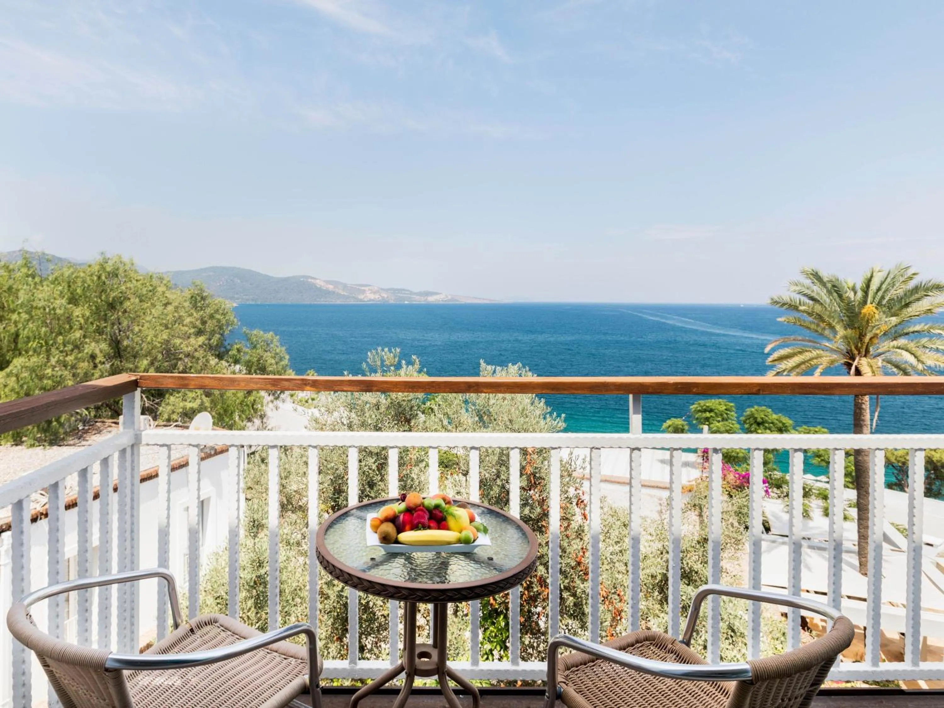 Balcony/Terrace in Blue Dreams Resort Bodrum - Aquapark & Ultra All Inclusive