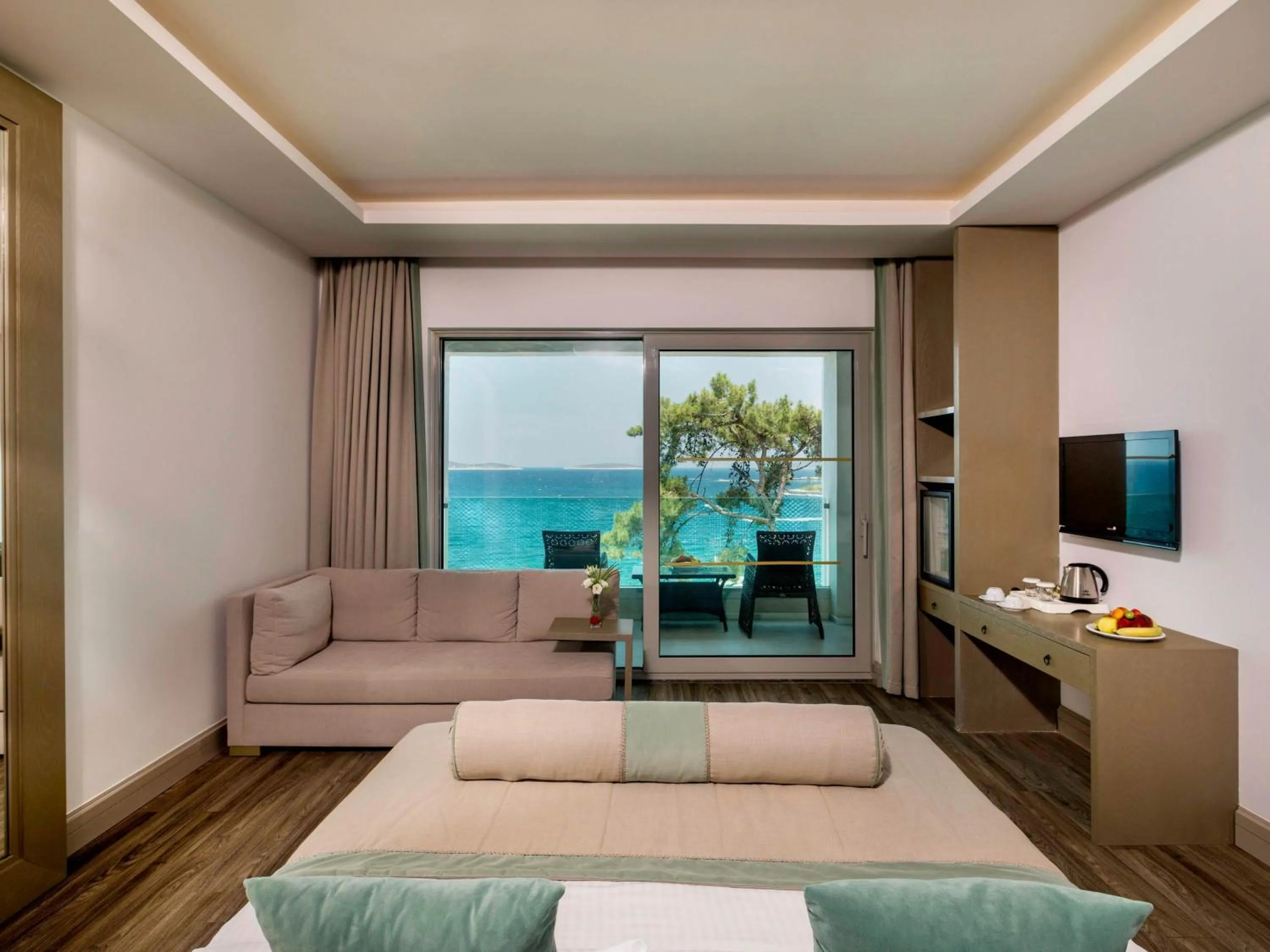 Bed in Blue Dreams Resort Bodrum - Aquapark & Ultra All Inclusive