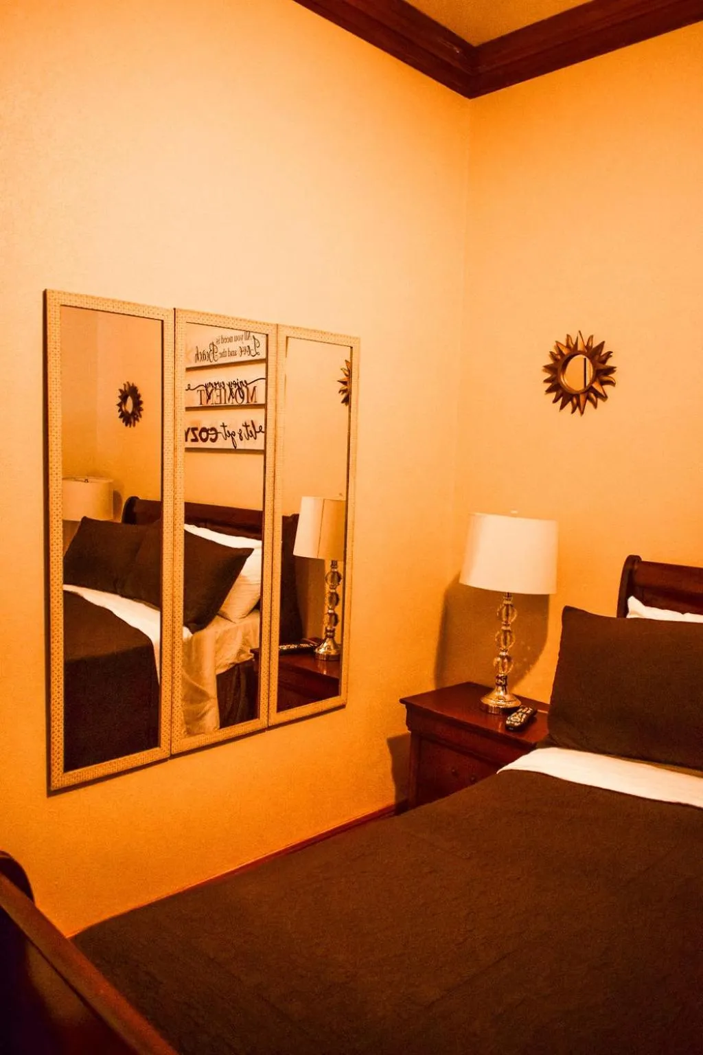 Bed in Brownstone Guesthouses