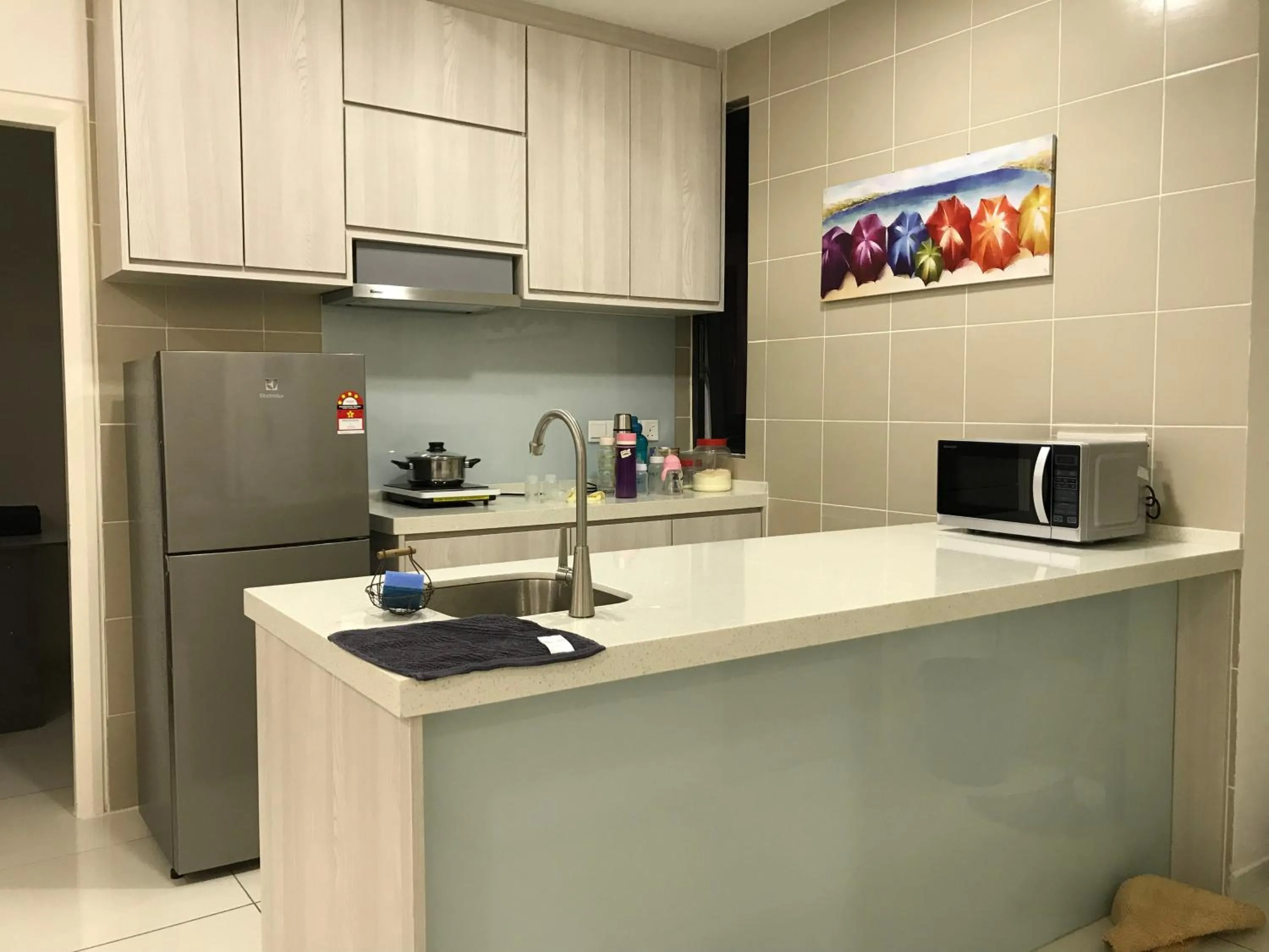 Kitchen or kitchenette in CoZy Suite @ PJ & Sunway(2 Bedroom)