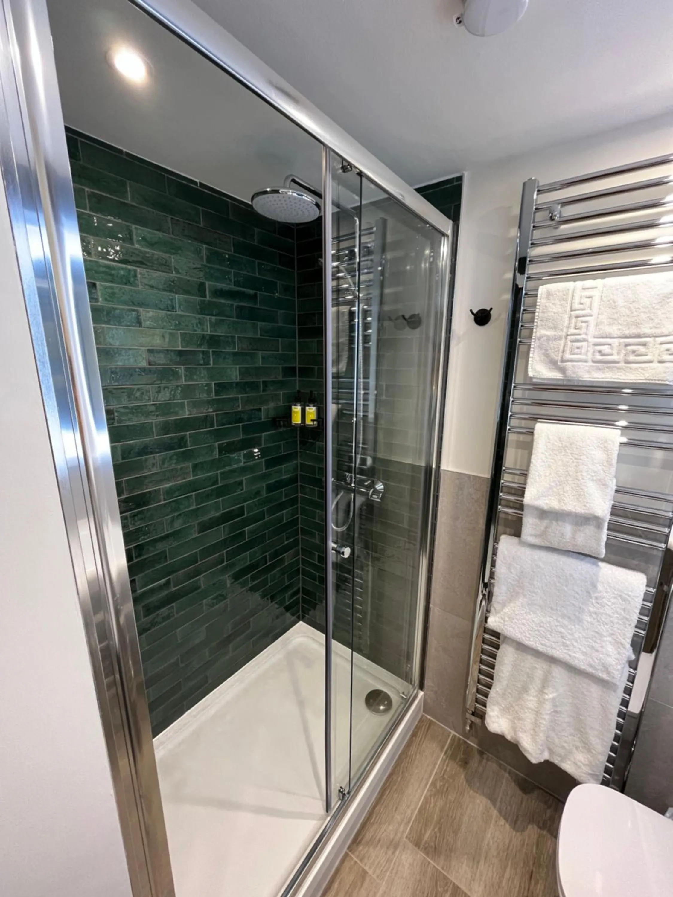 Shower in Royal Oak Hotel