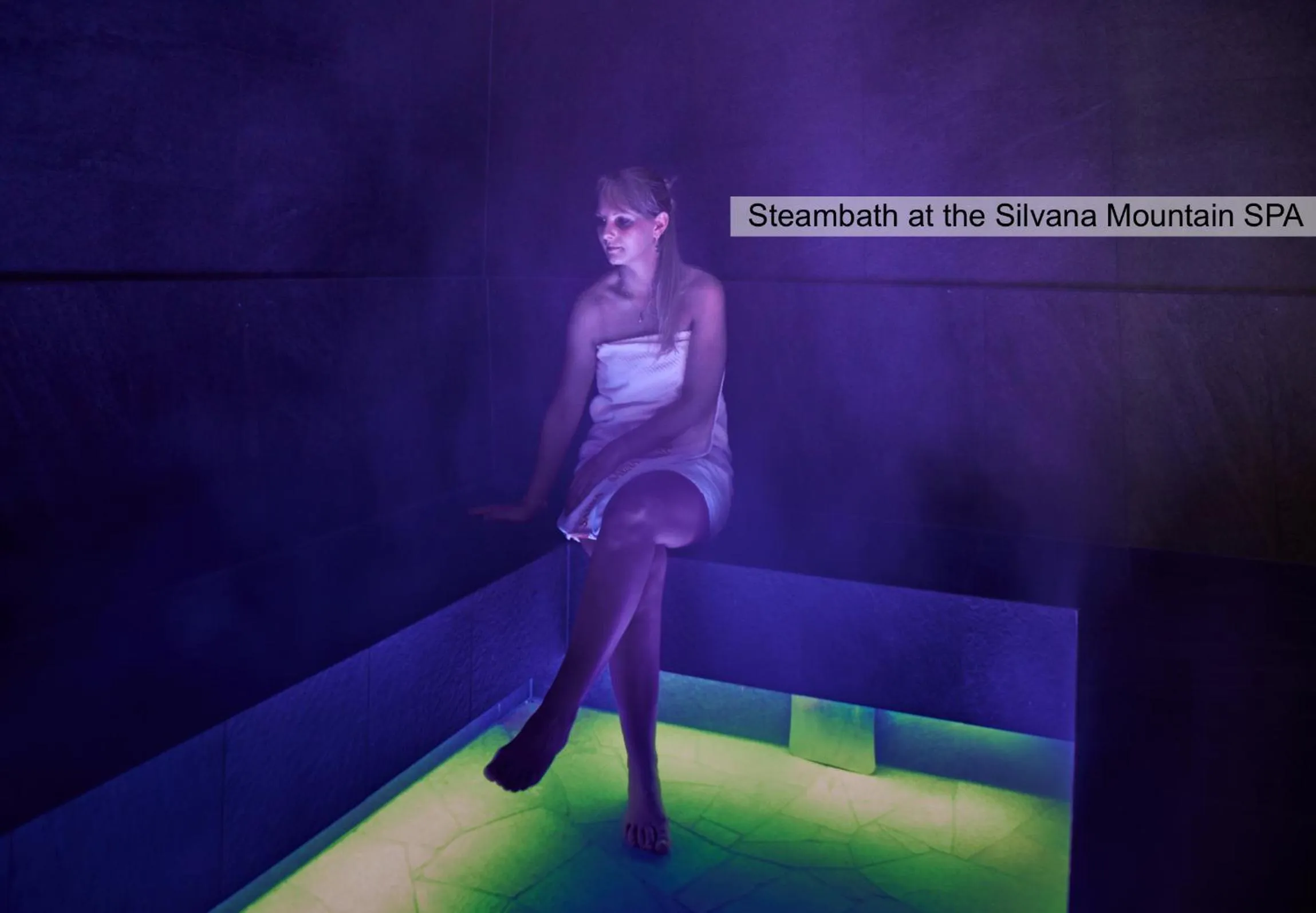 Steam room in Silvana Mountain Hotel