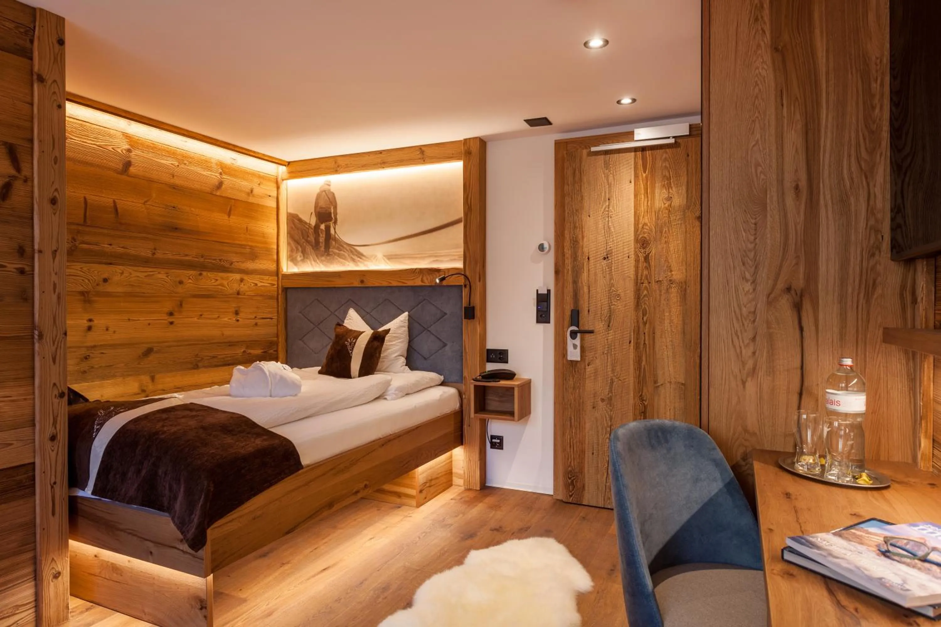 Bed in Silvana Mountain Hotel