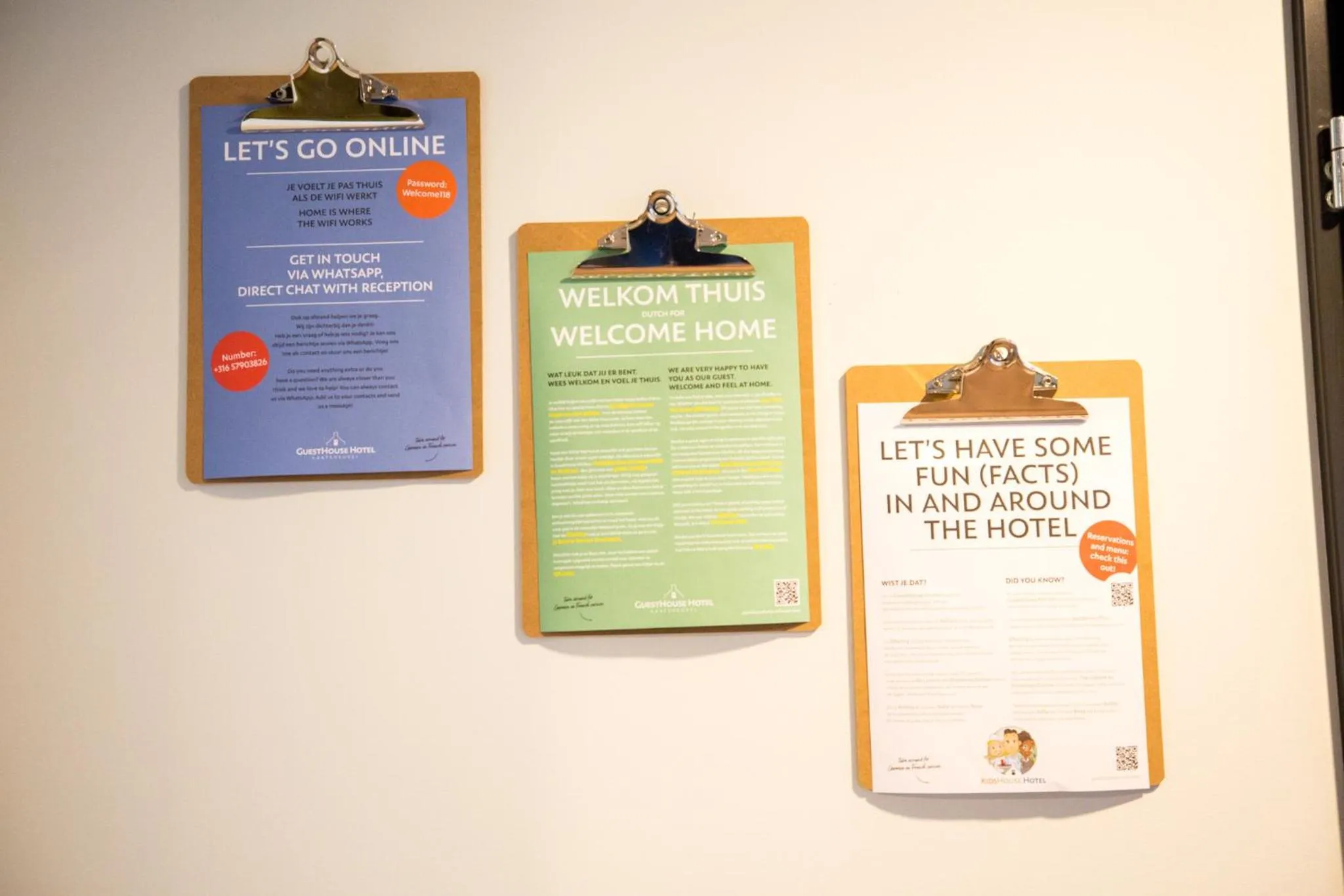 Decorative detail in GuestHouse Hotel Kaatsheuvel-Waalwijk