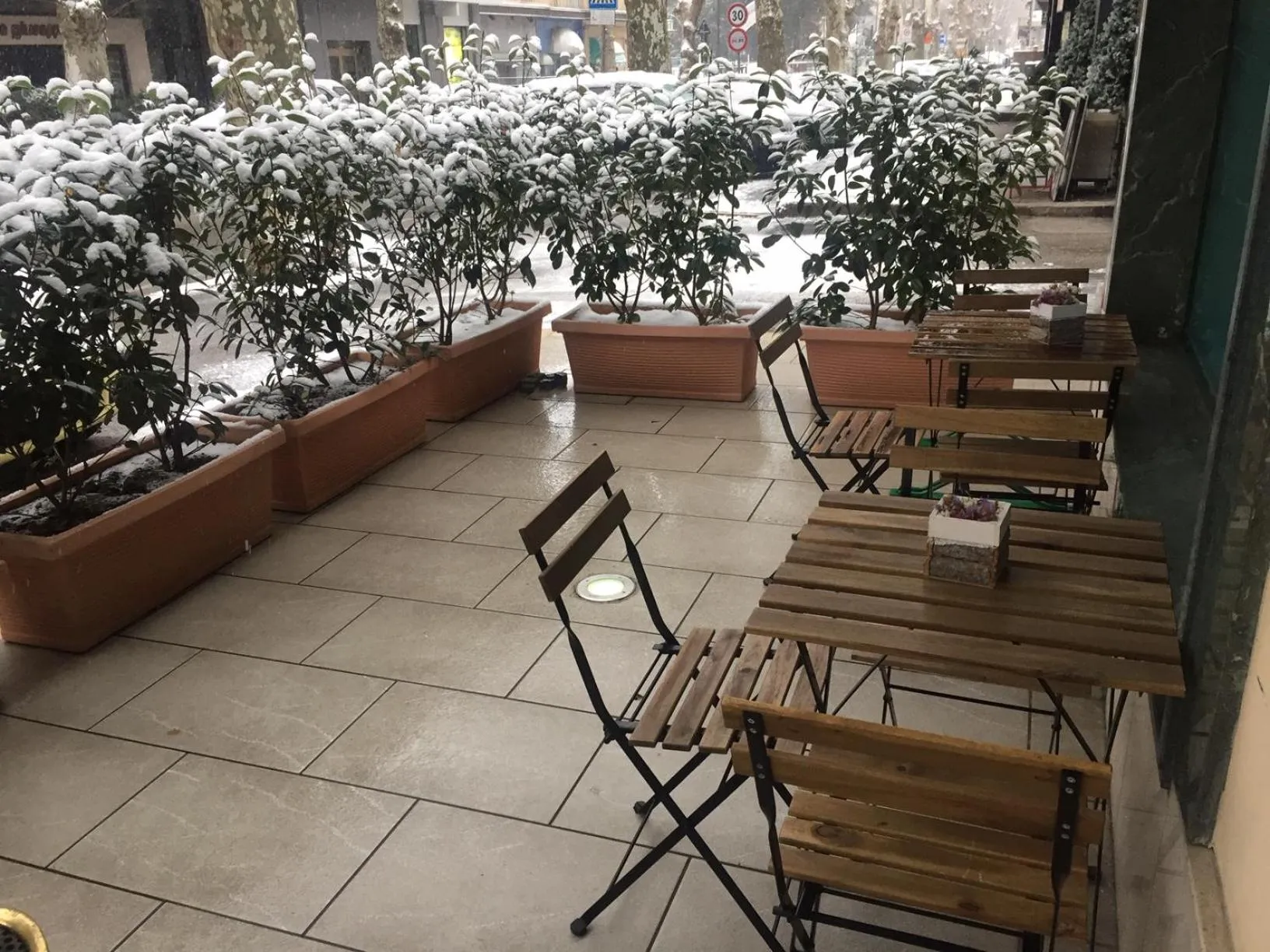 Patio in Hotel Malaga