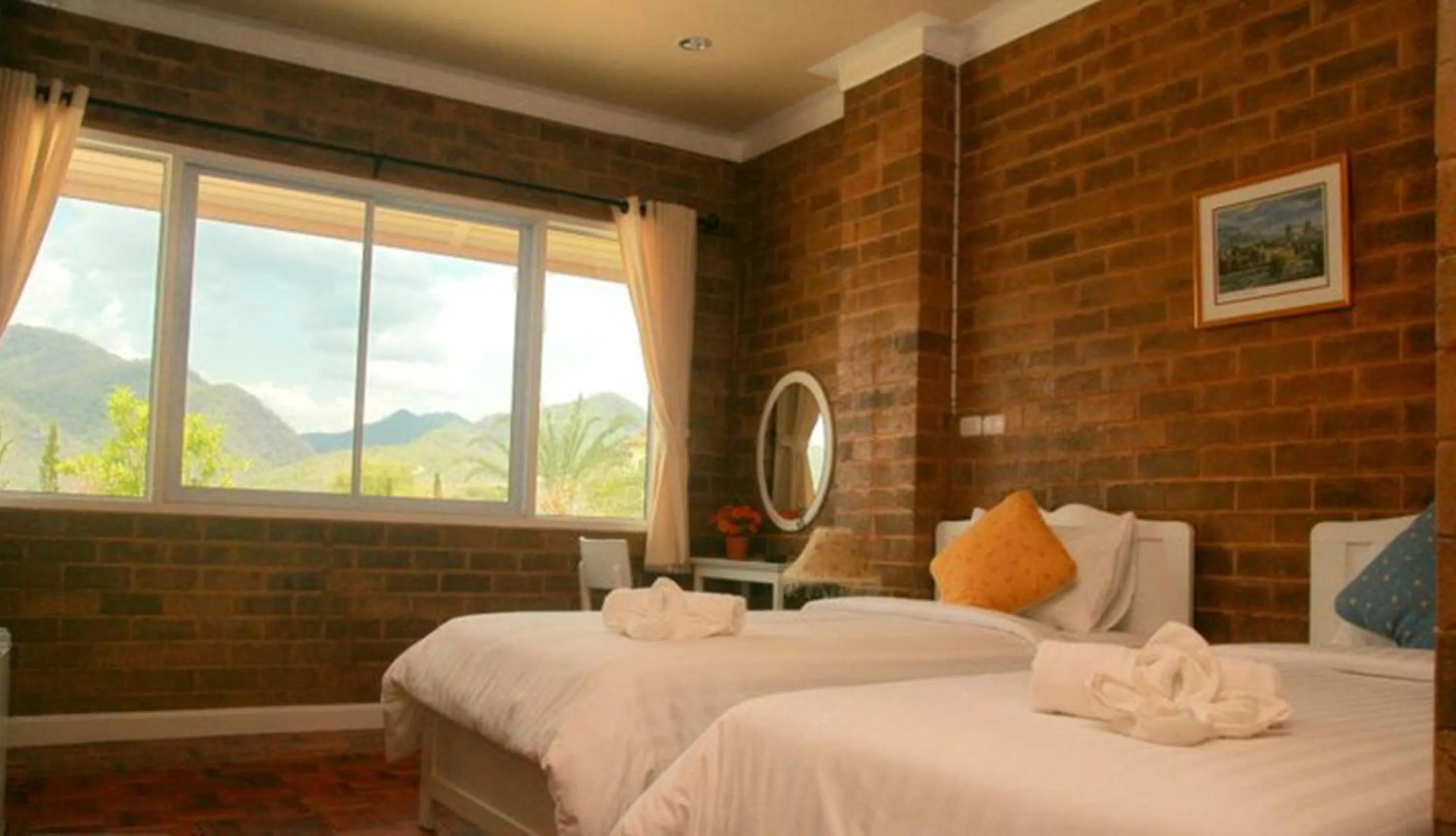 Bedroom, Bed in Baan Kung Kang De Pai