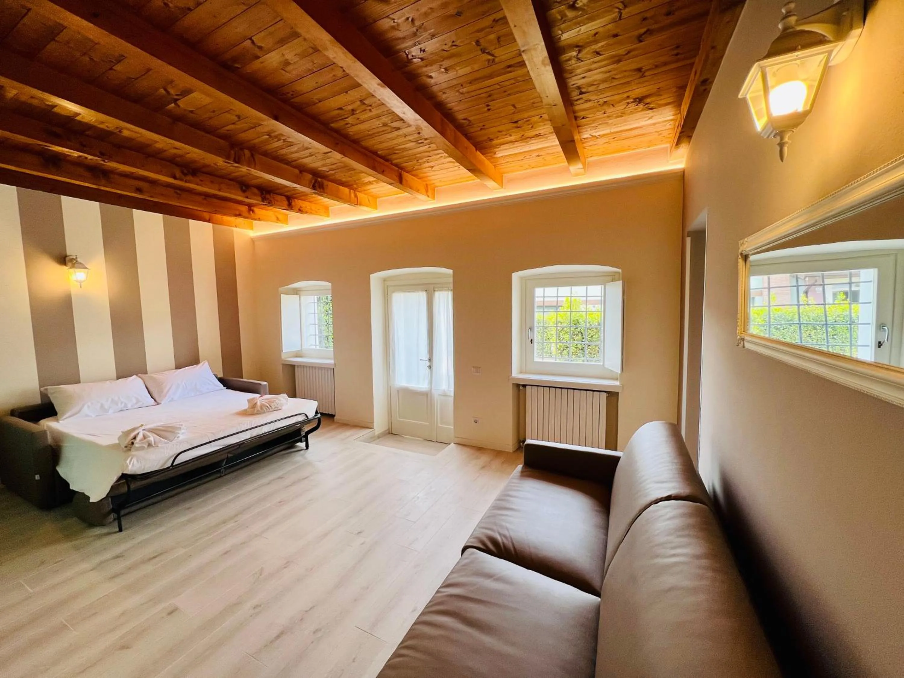 Living room, Bed in Bertoletta Village Apartments