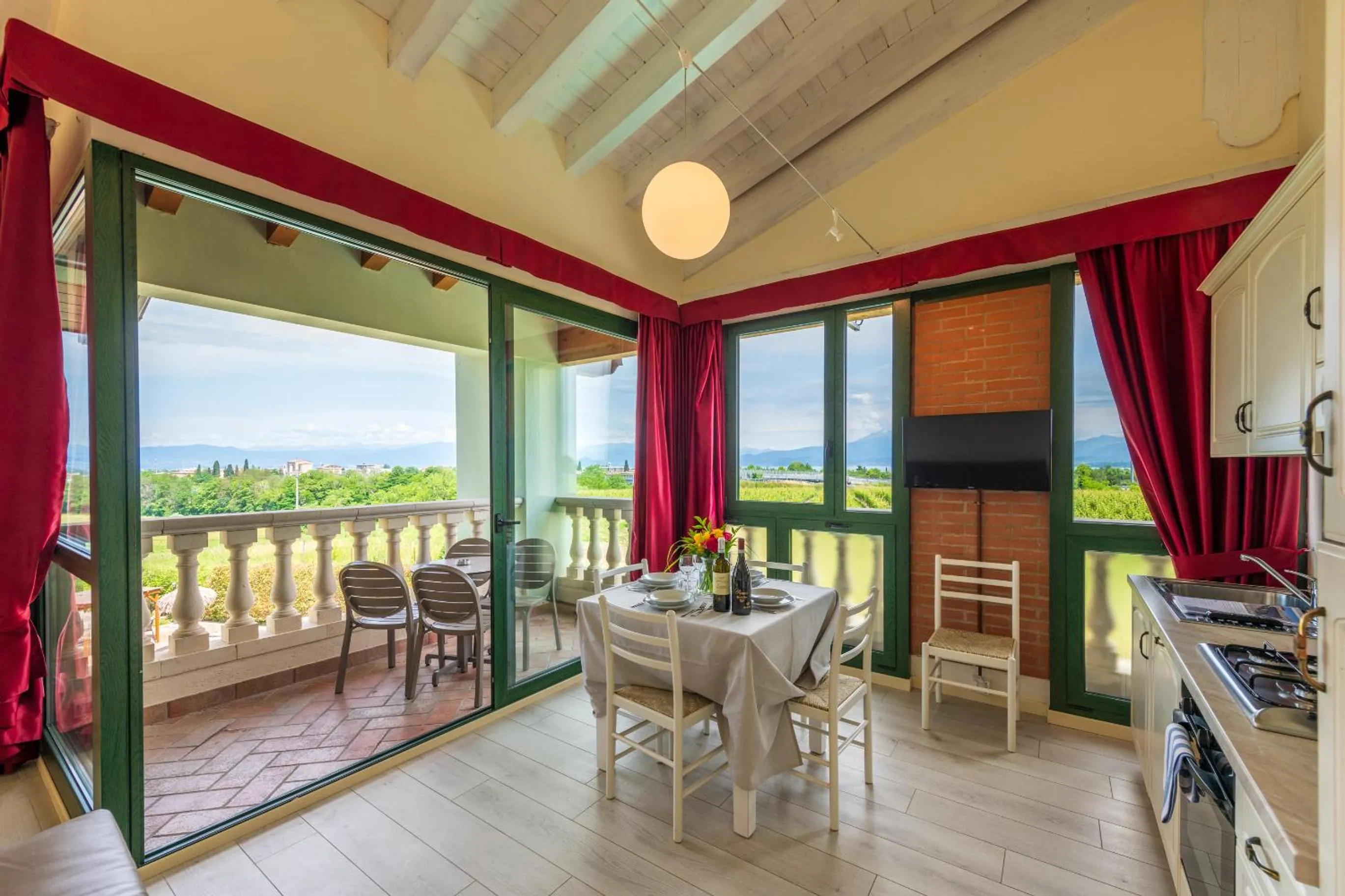 Living room in Bertoletta Village Apartments