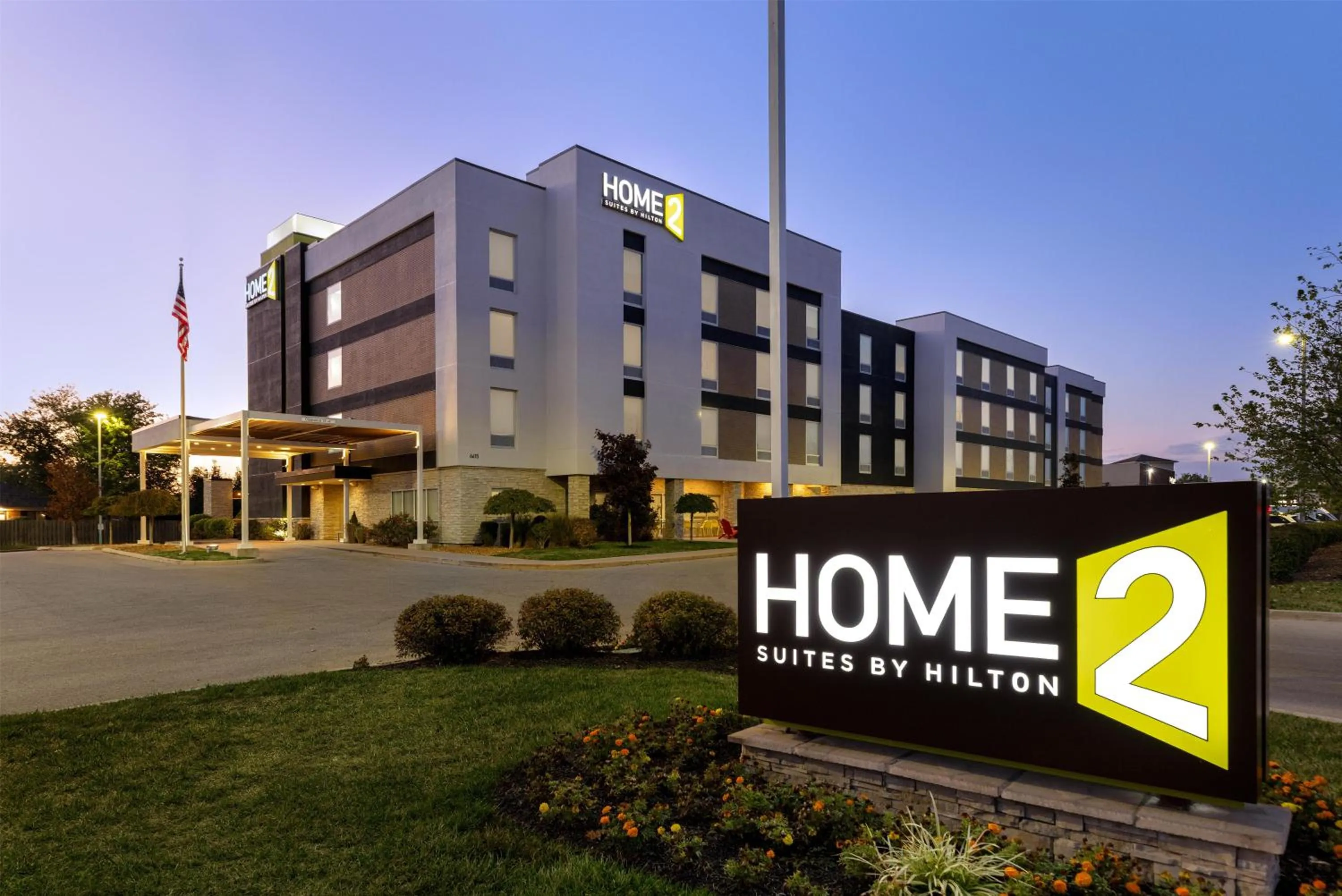 Property building in Home2 Suites By Hilton Dayton Vandalia