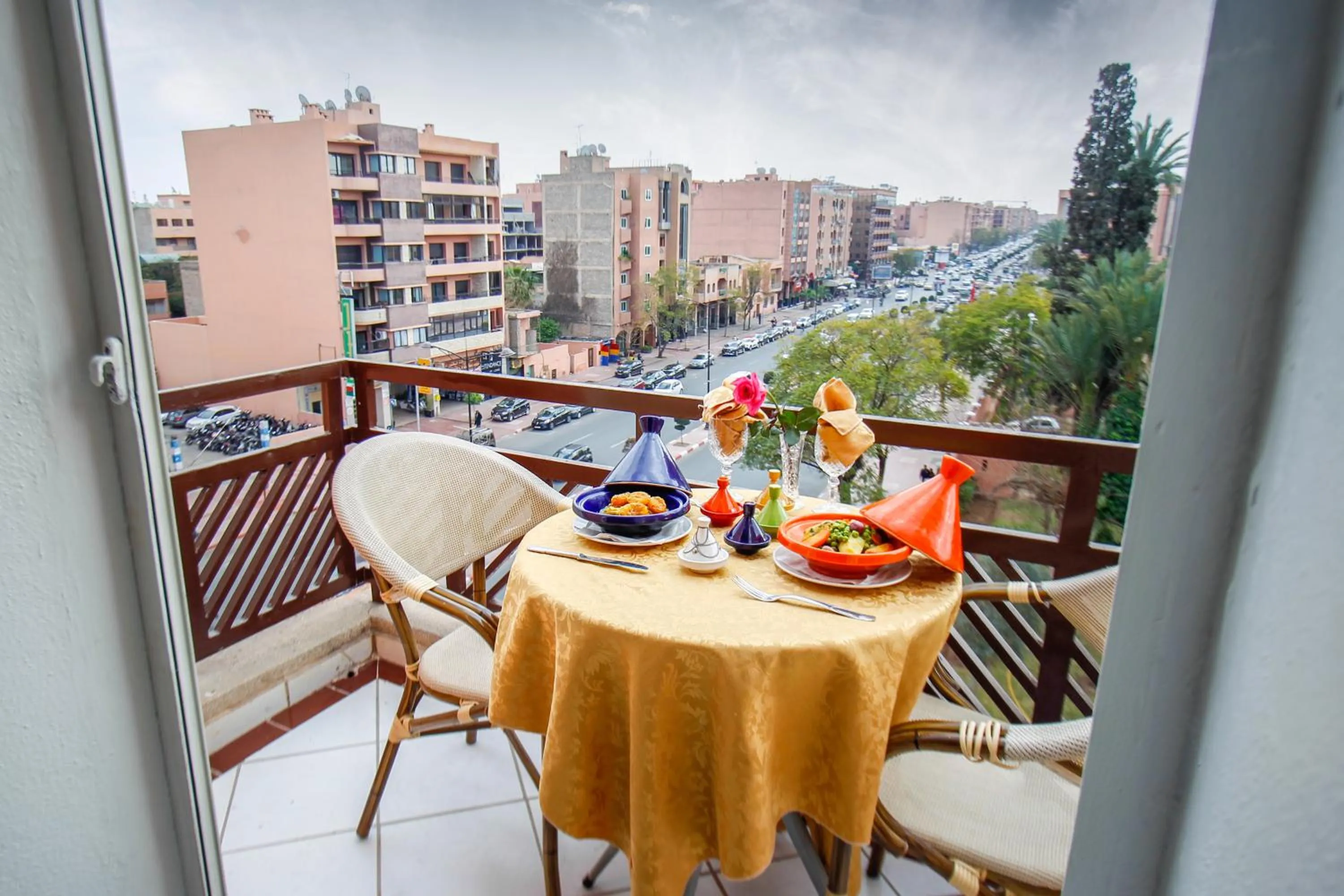 Balcony/Terrace in Hotel EZZAHIA by HMS