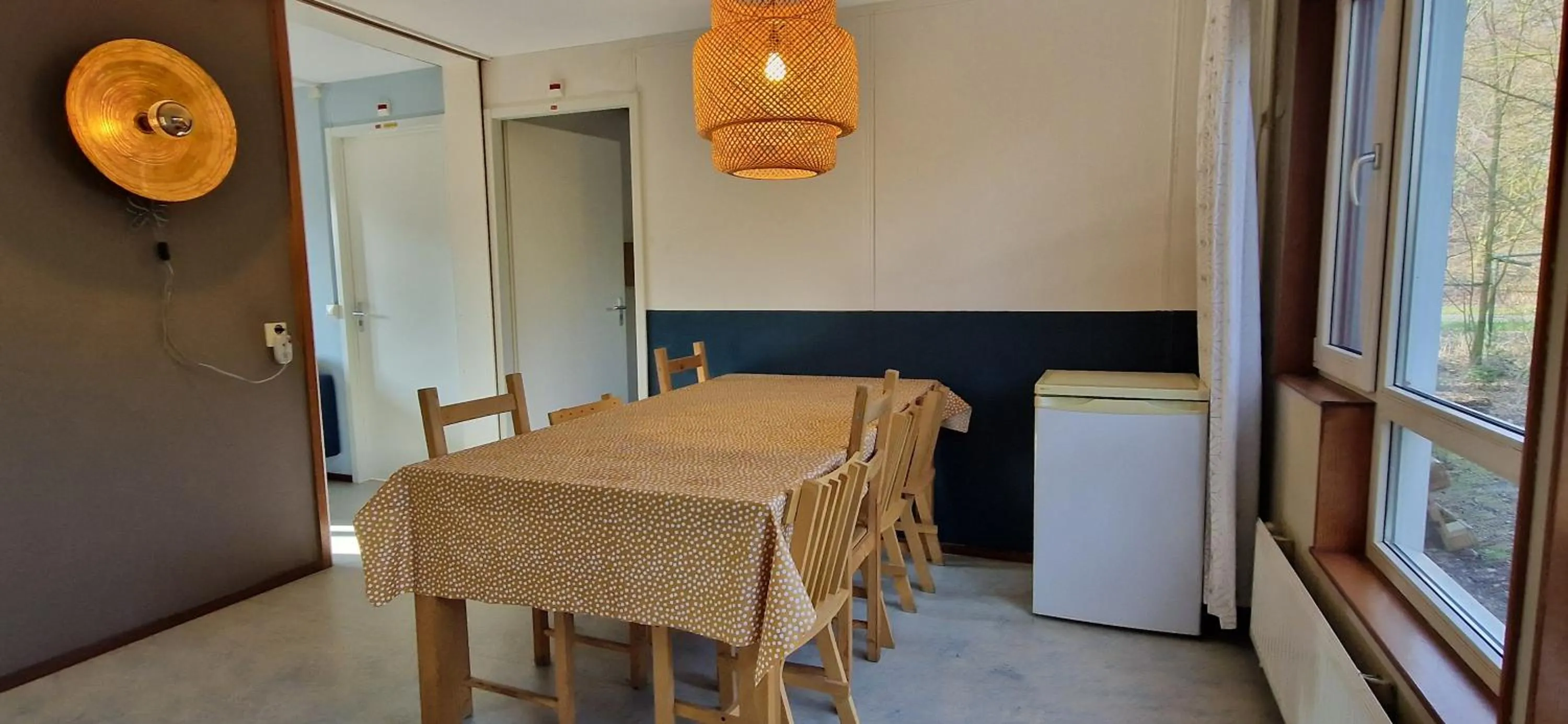 Dining area in Amsterdam Farm Lodge