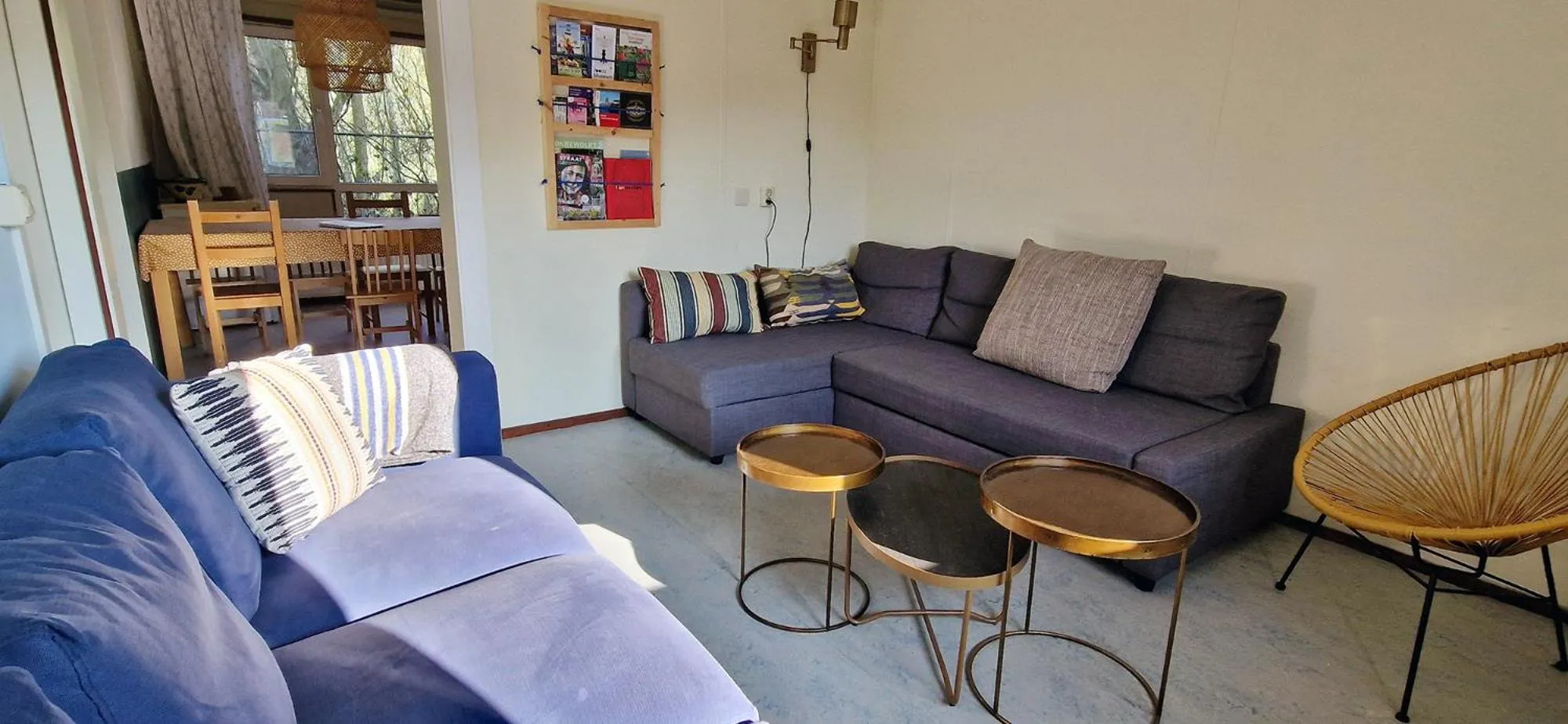 Living room in Amsterdam Farm Lodge