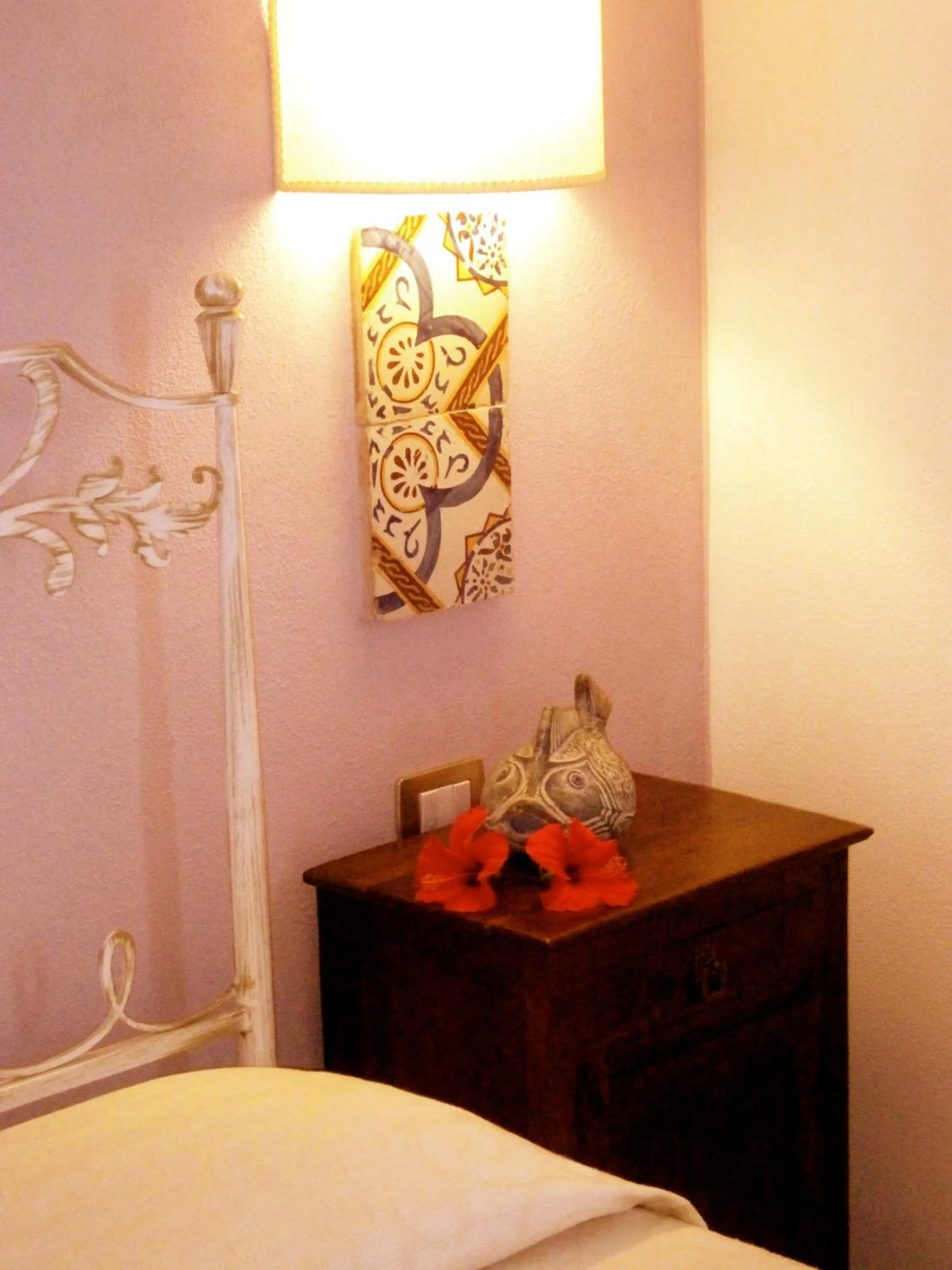 Decorative detail, Bed in Hotel Villa Pimpina