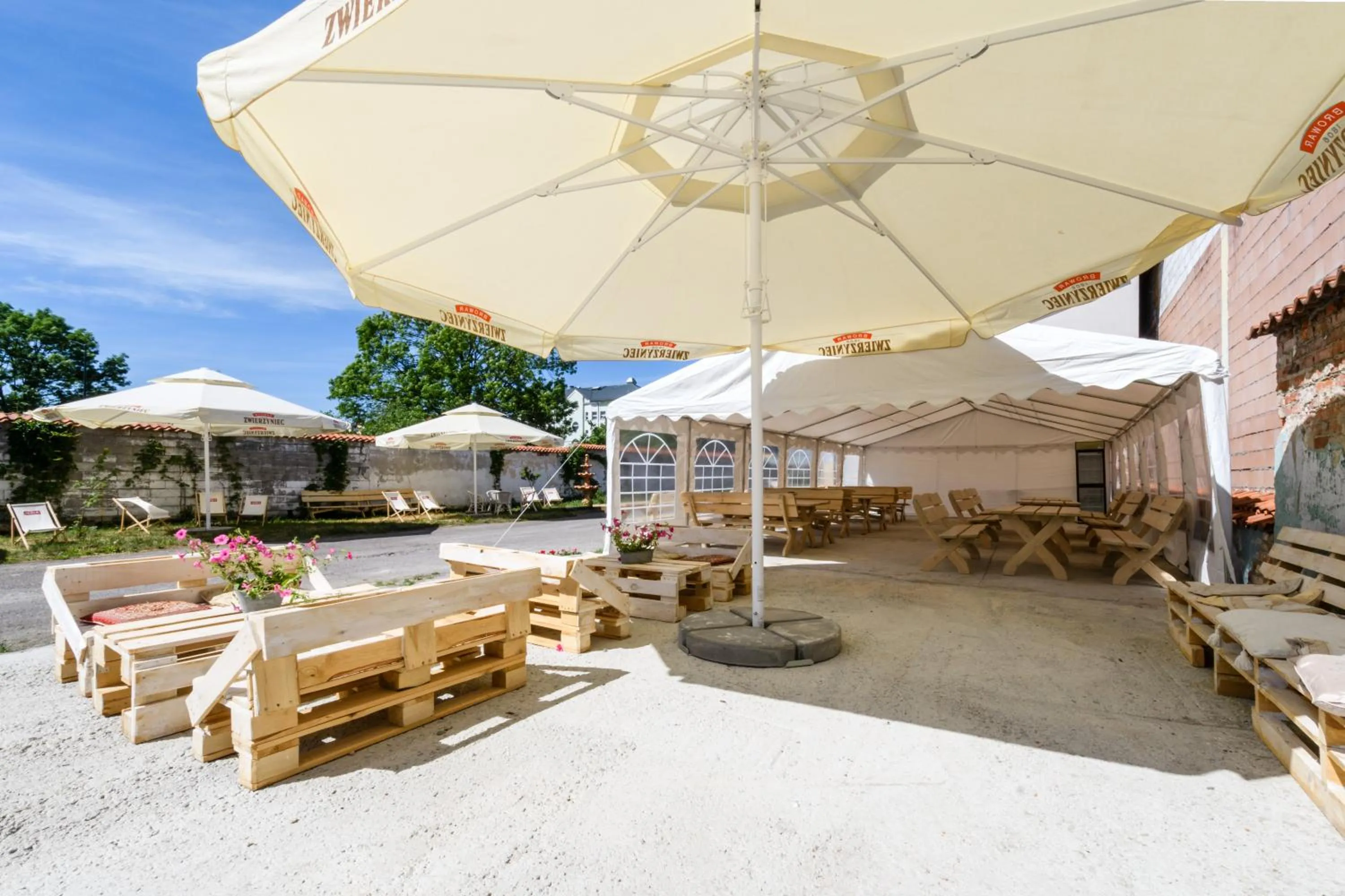 Garden in Hotel Sitarska