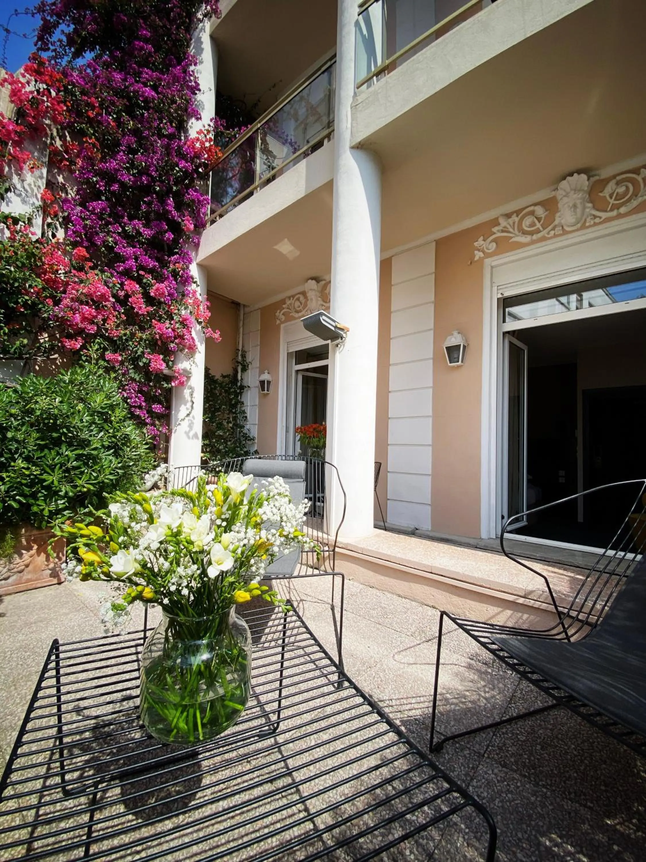 Garden in Hotel Molière