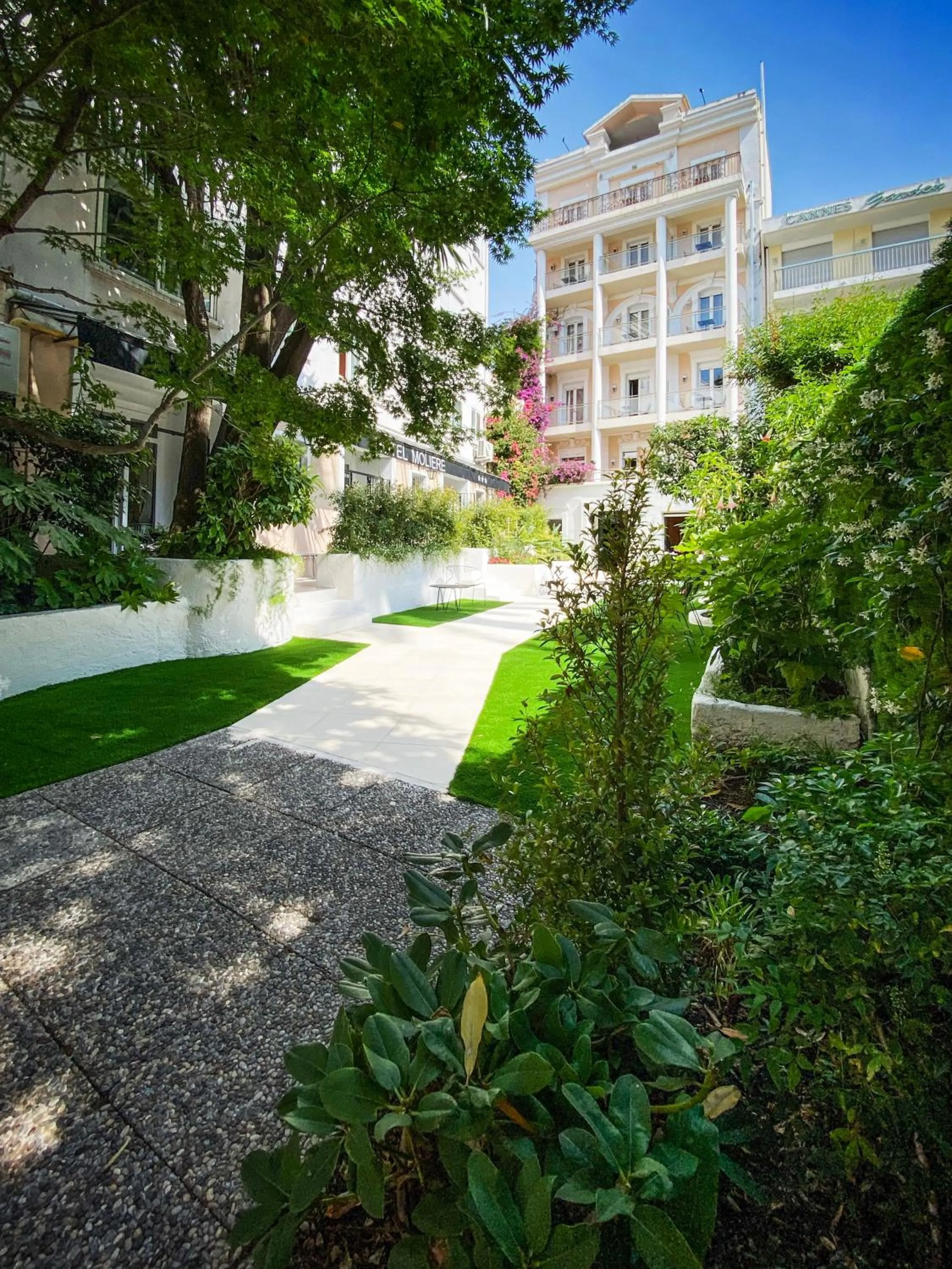 Garden in Hotel Molière