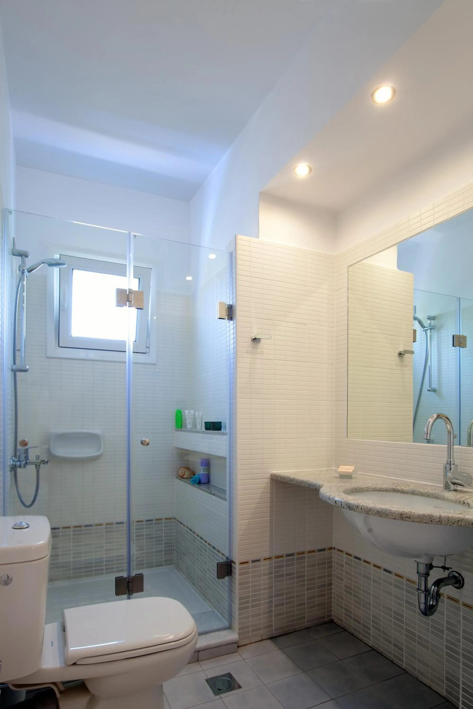 Bathroom in Giorgi's Blue Apartments