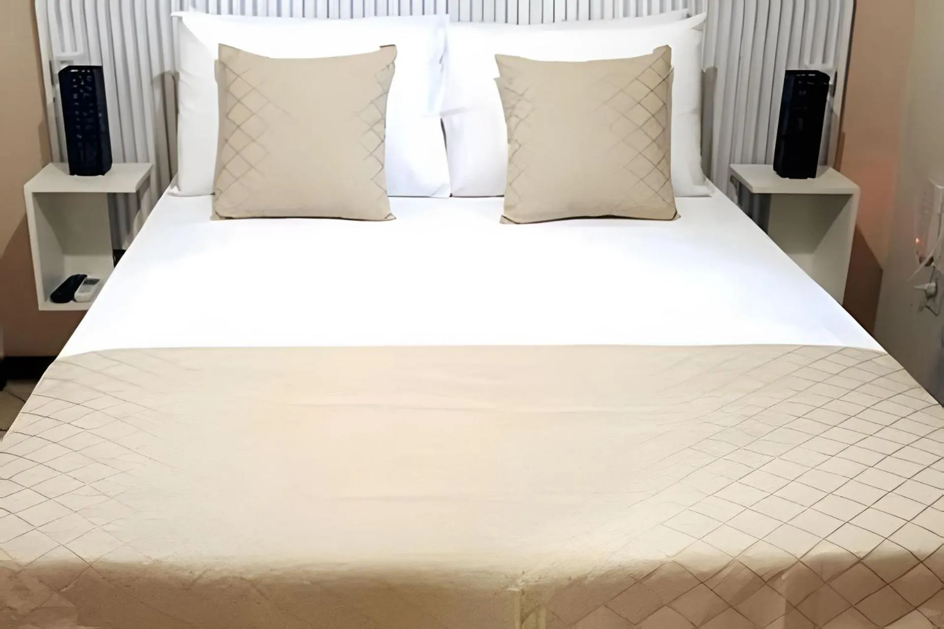 Bed in Pousada Estrela Mares