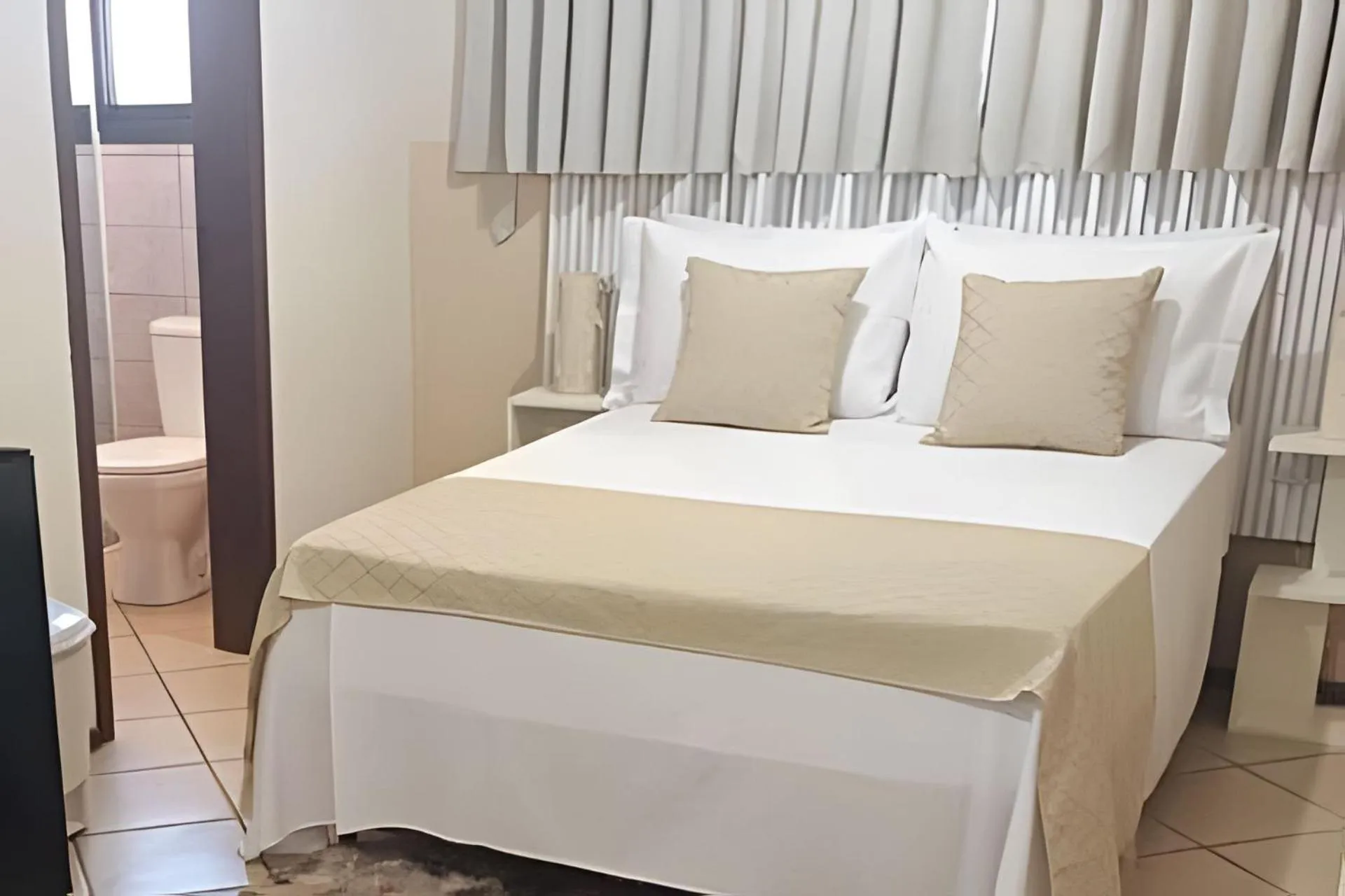 Bed in Pousada Estrela Mares