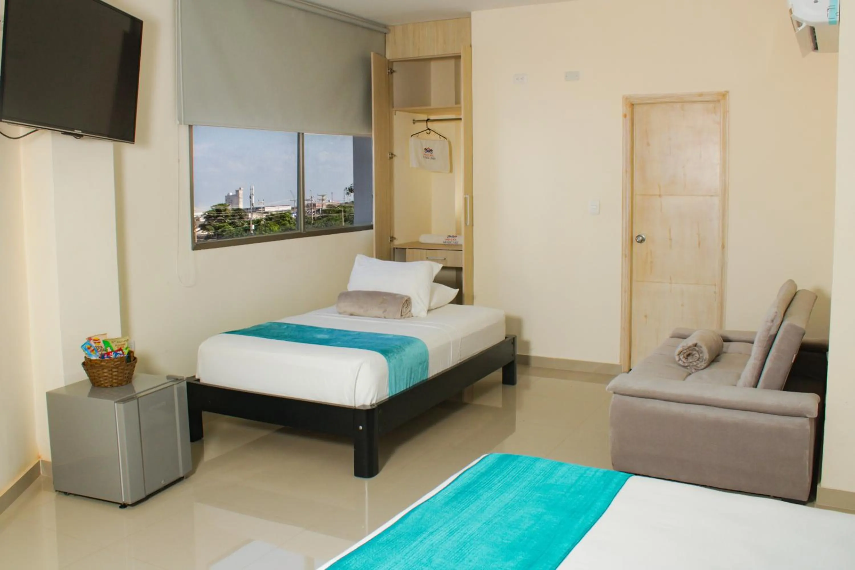 Bedroom, Bed in Hotel Med Barranquilla Centro