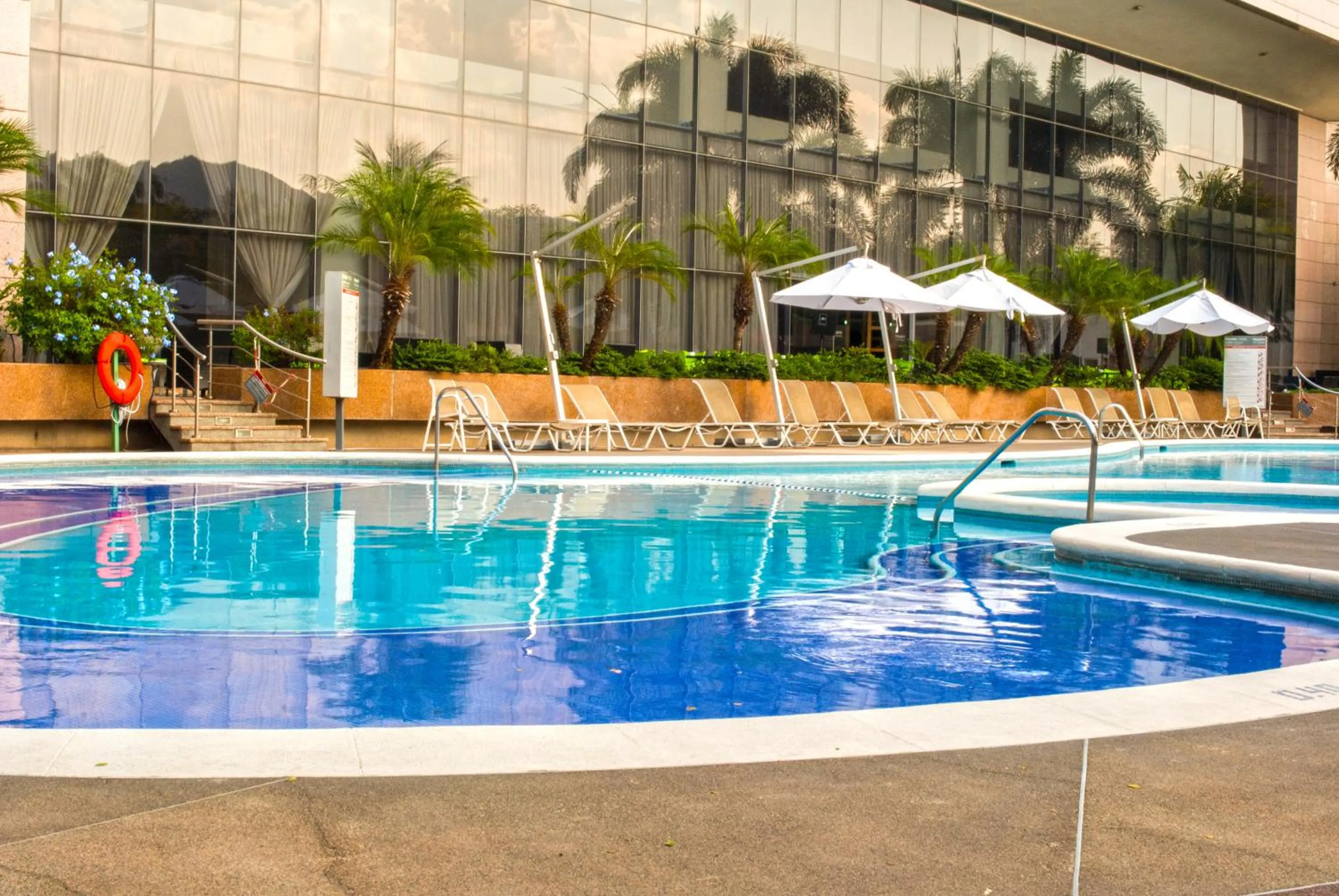 Swimming pool in Hesperia WTC Valencia