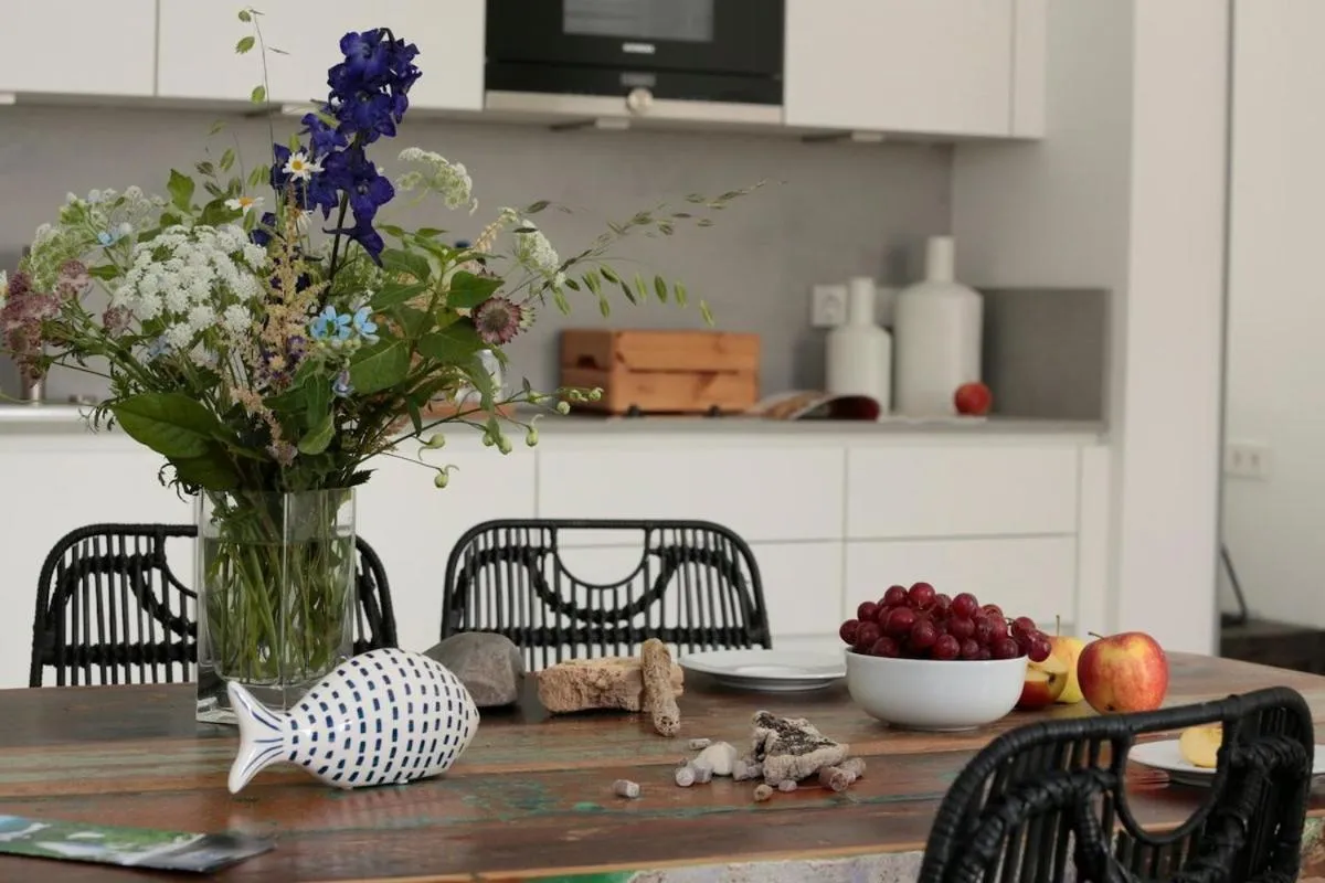 Kitchen or kitchenette in Hotel Glückauf 1908