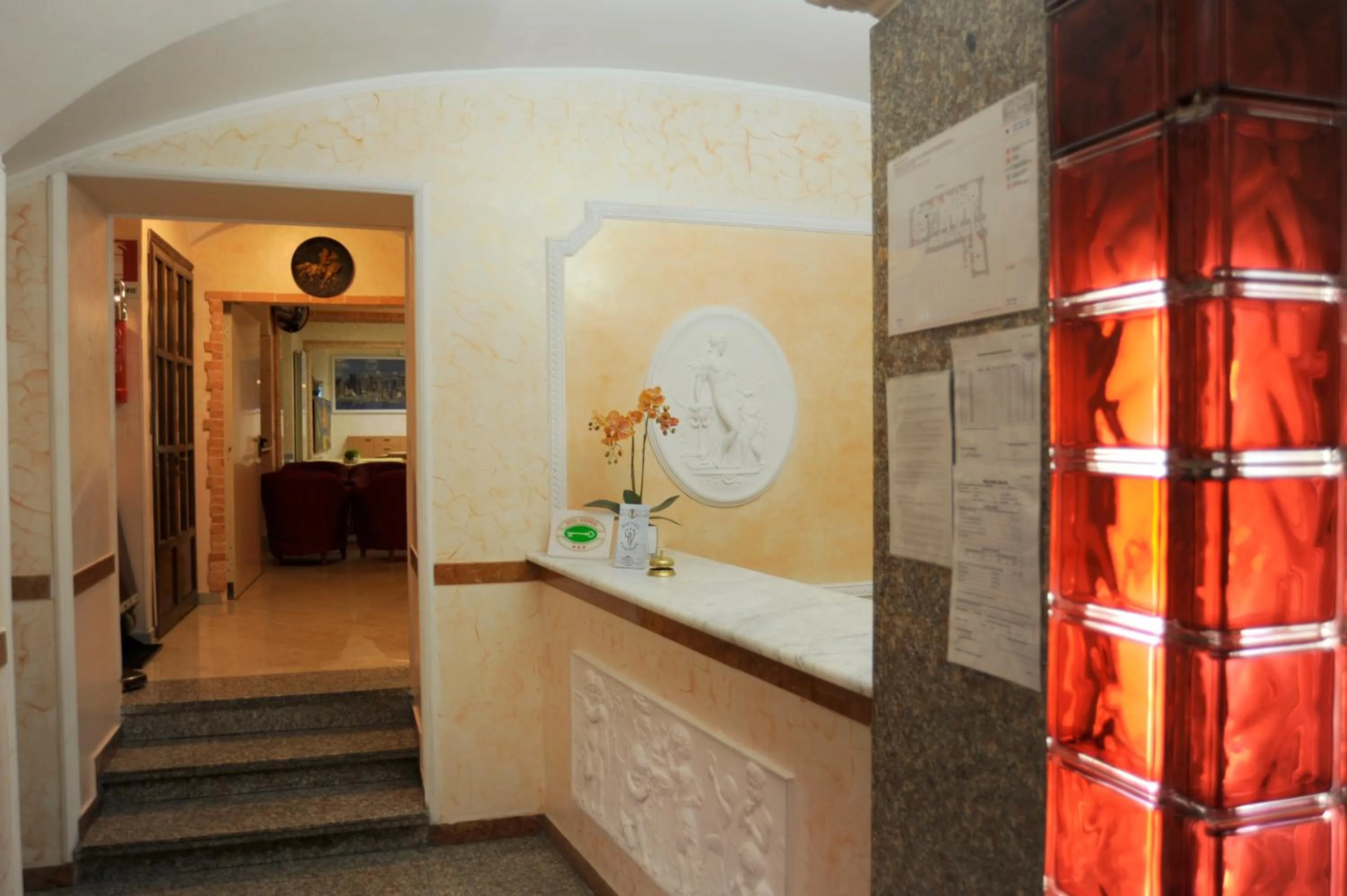 Lobby or reception in Hotel Veronese