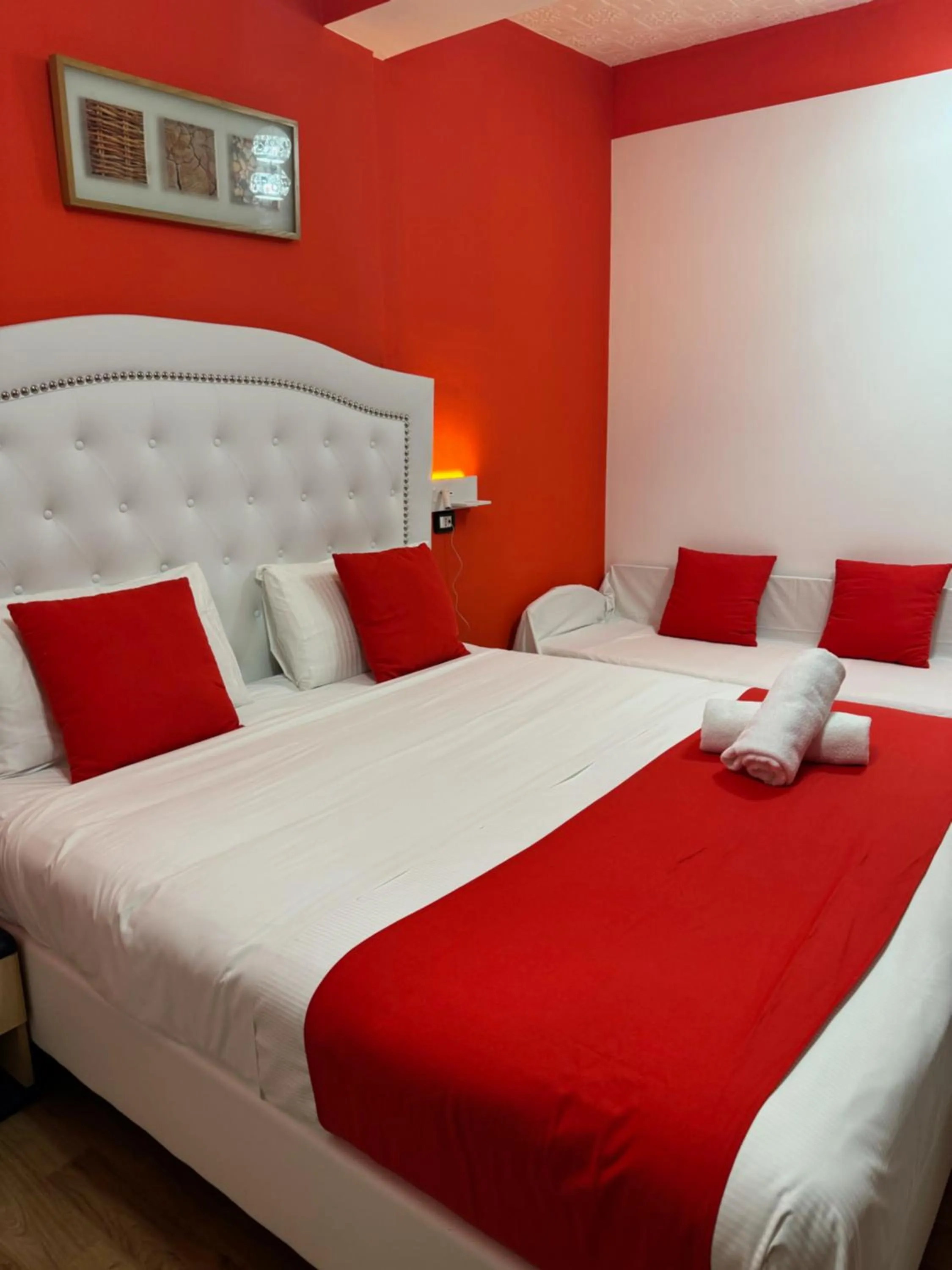 Bed in Hotel Veronese