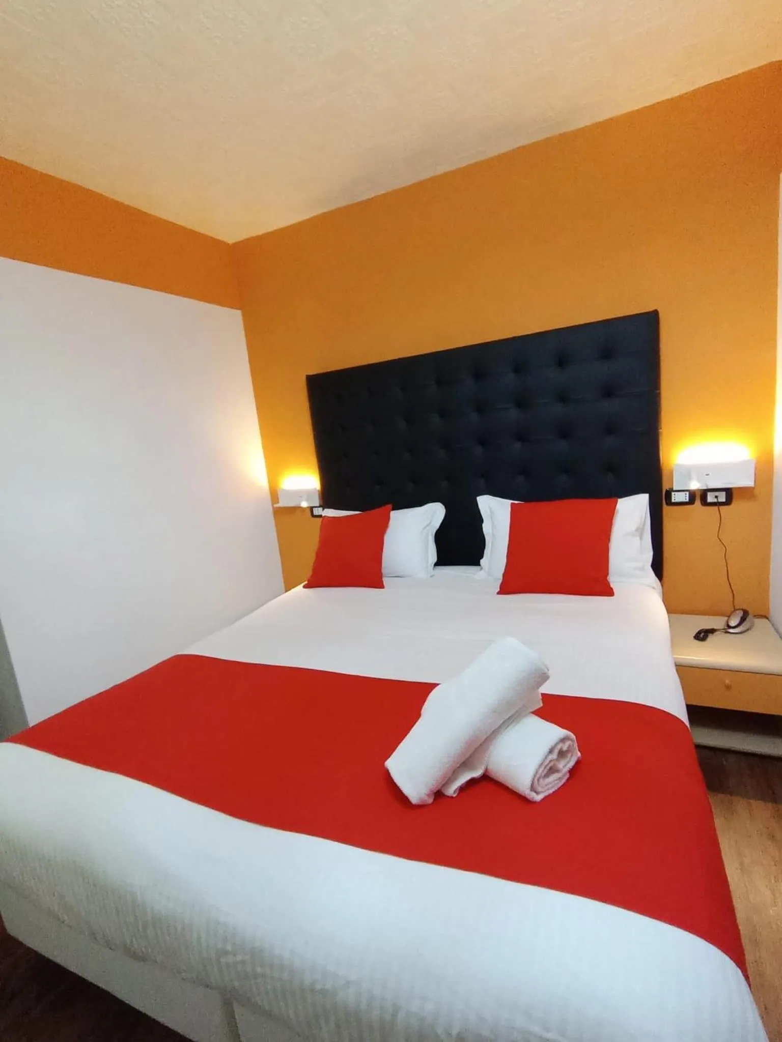 Bed in Hotel Veronese