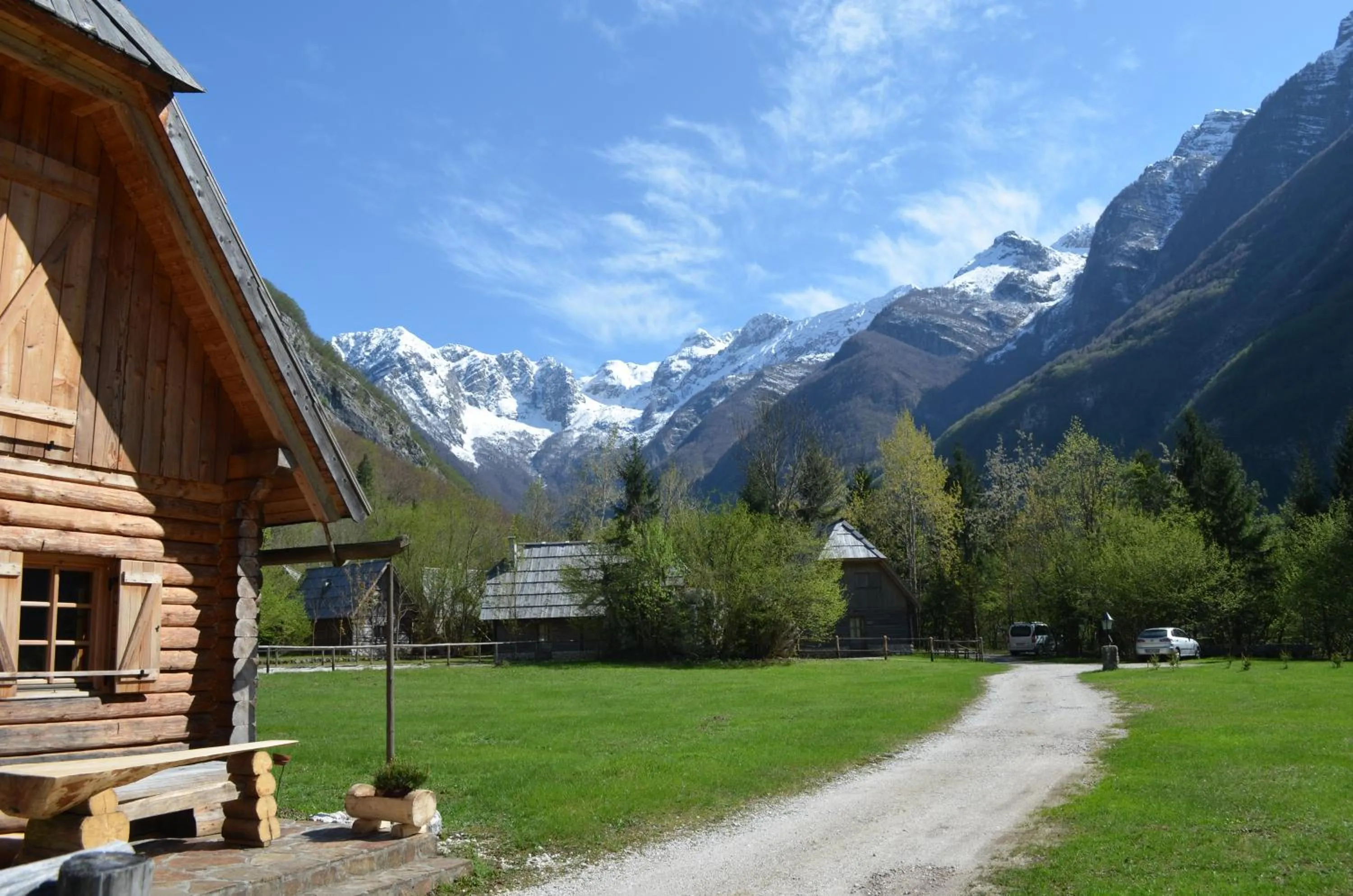 Decorative detail in Pristava Lepena Village