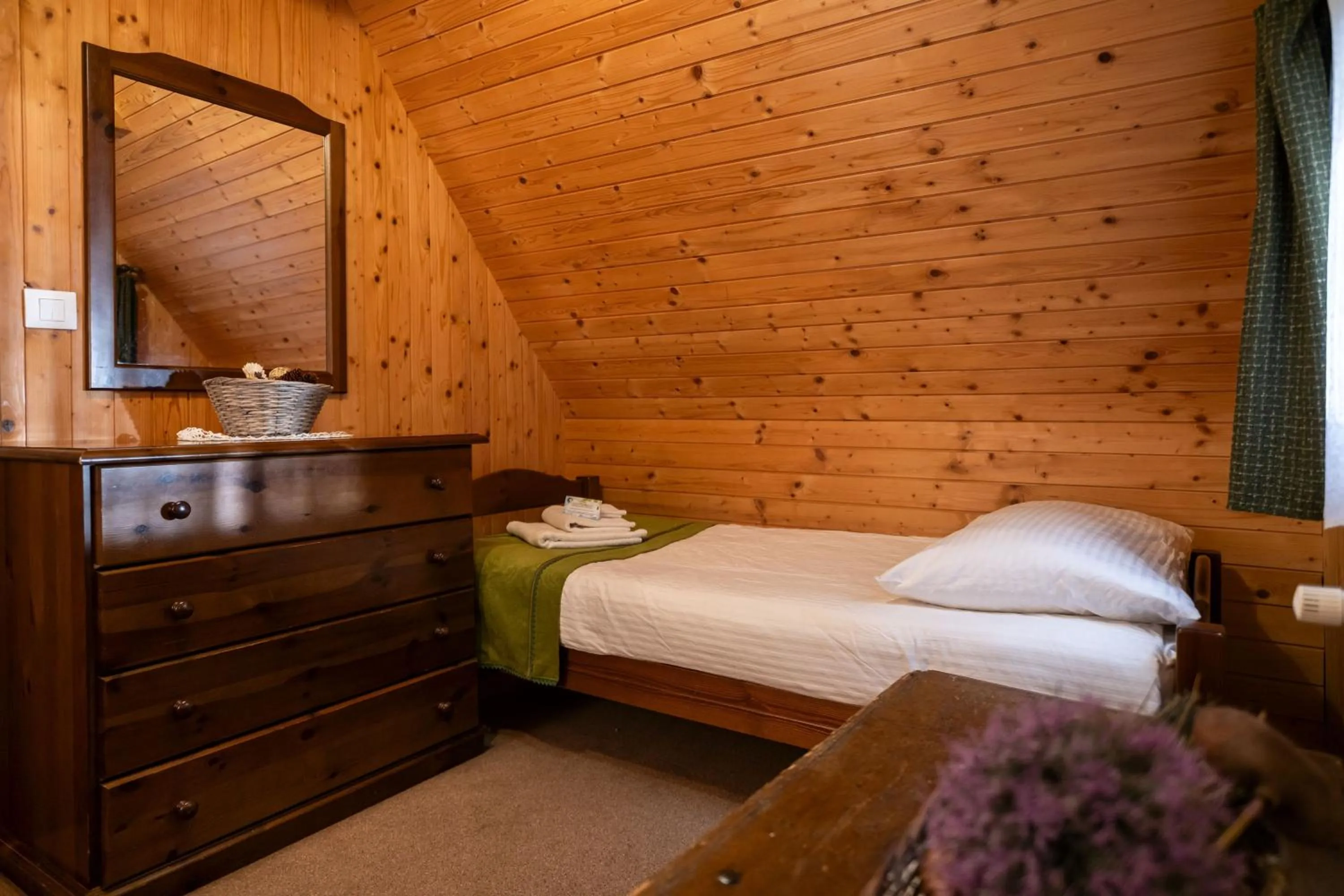 Bed in Pristava Lepena Village