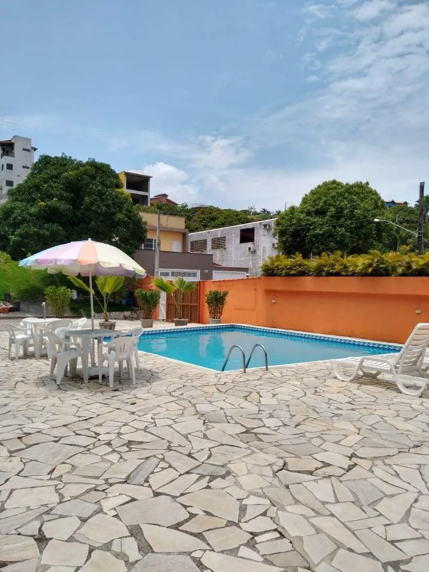 Pool view in Pousada Sol do Araçá