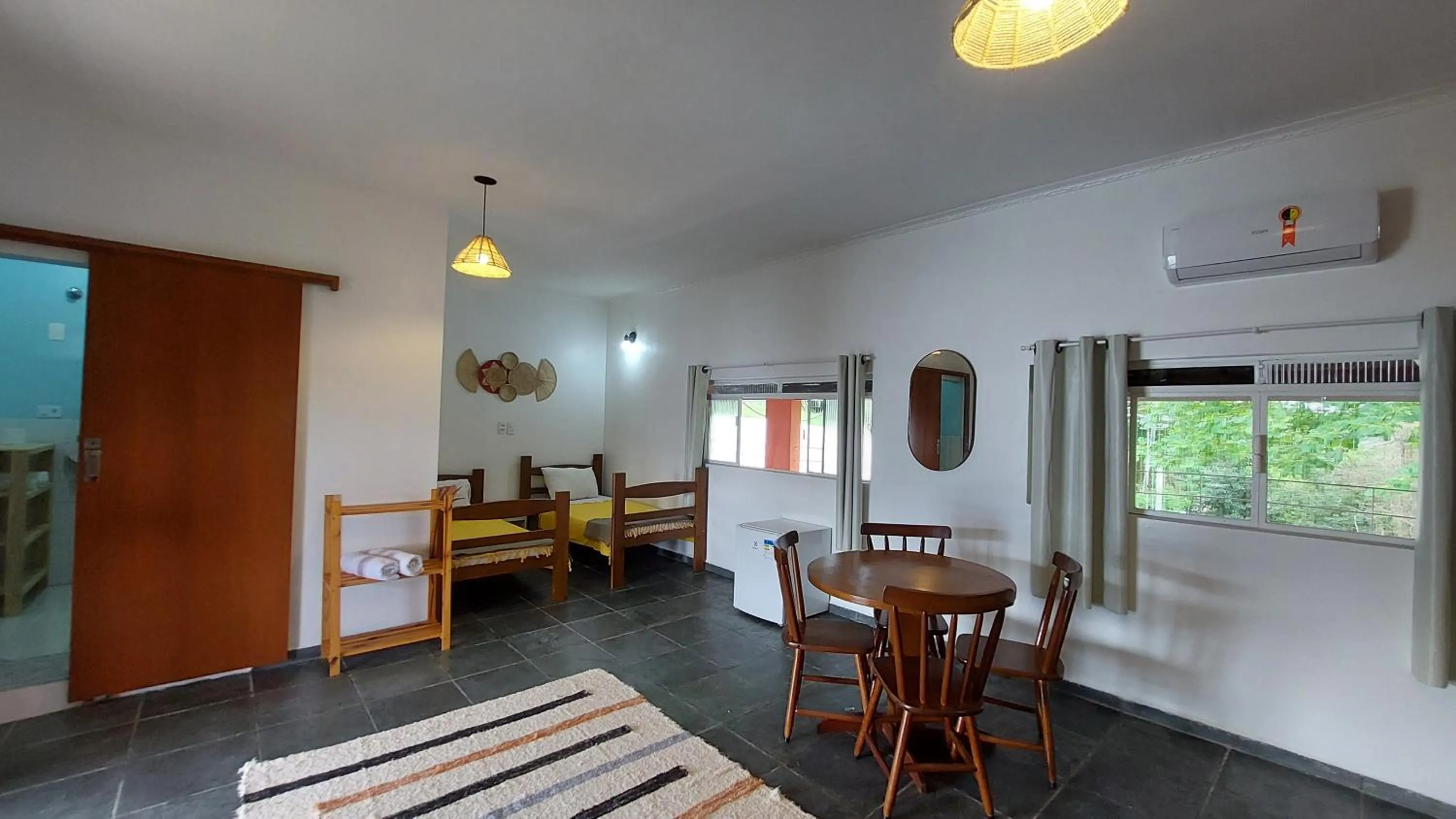 Seating area in Pousada Sol do Araçá