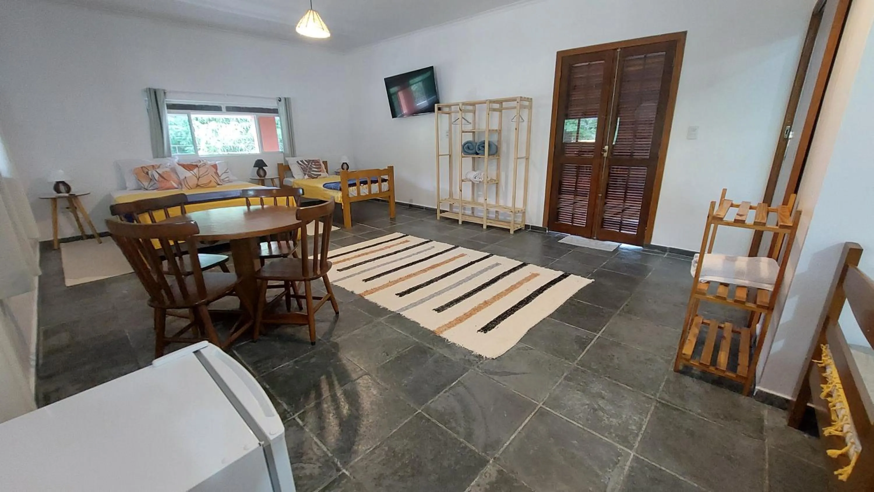 Seating area in Pousada Sol do Araçá