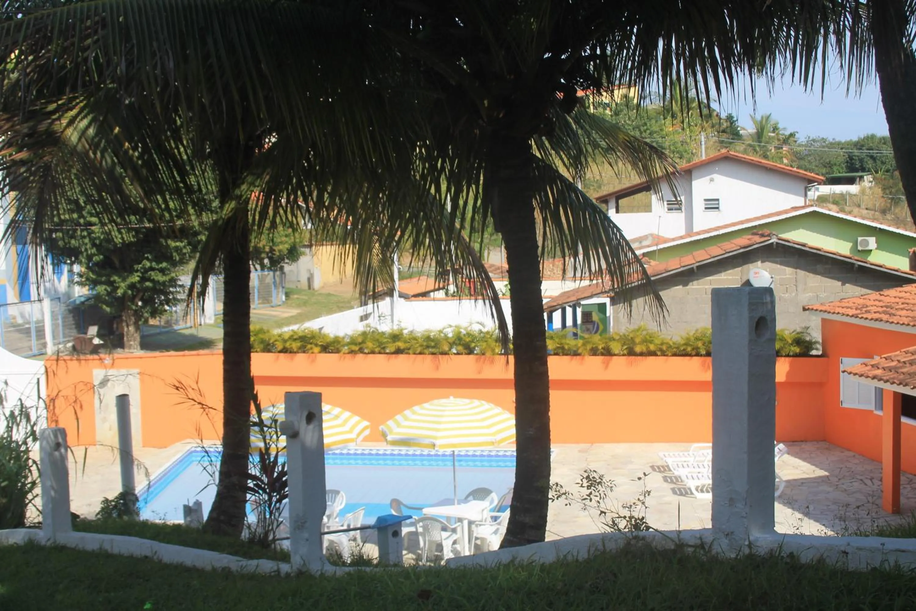 Garden view in Pousada Sol do Araçá