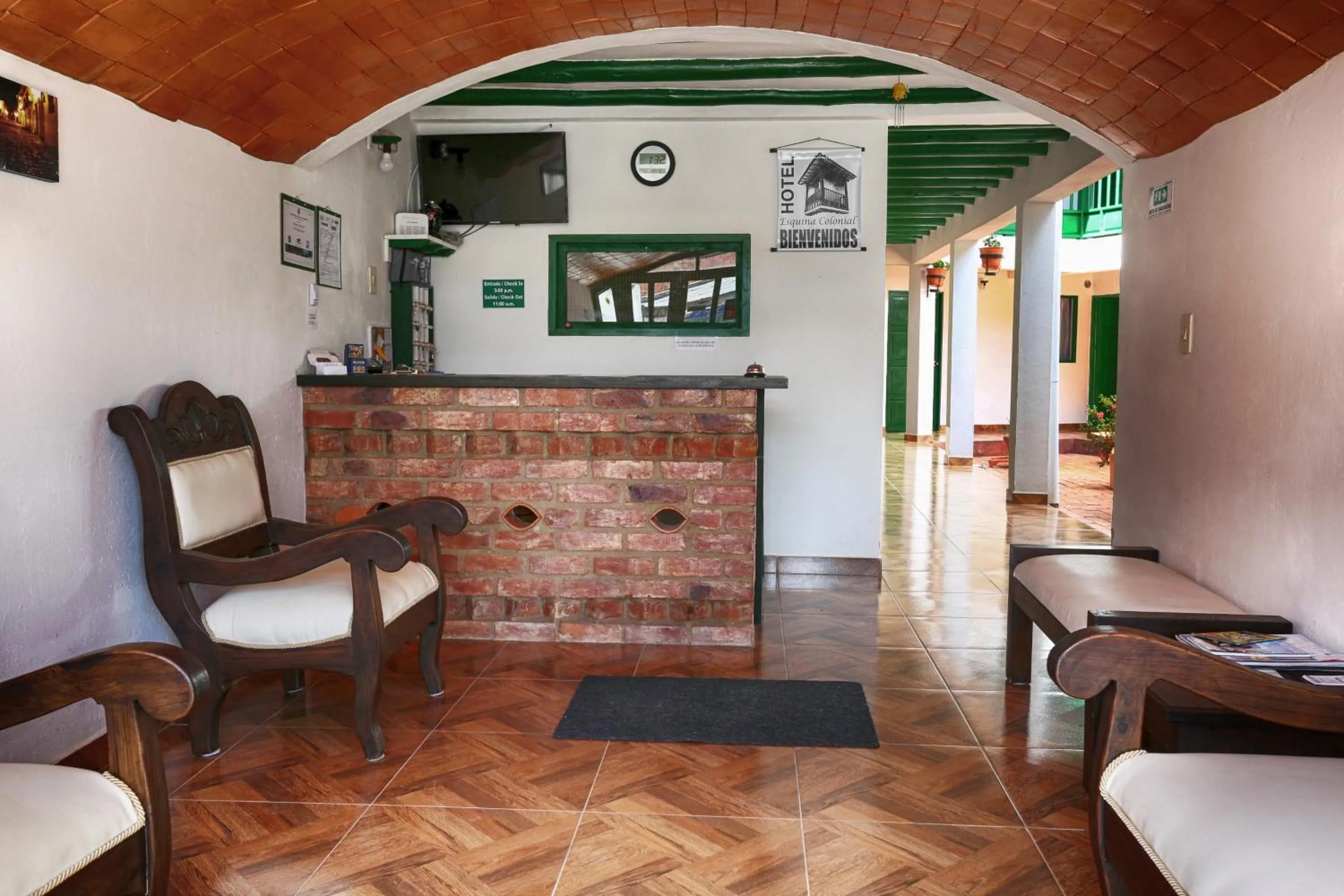 Lobby or reception in Esquina Colonial