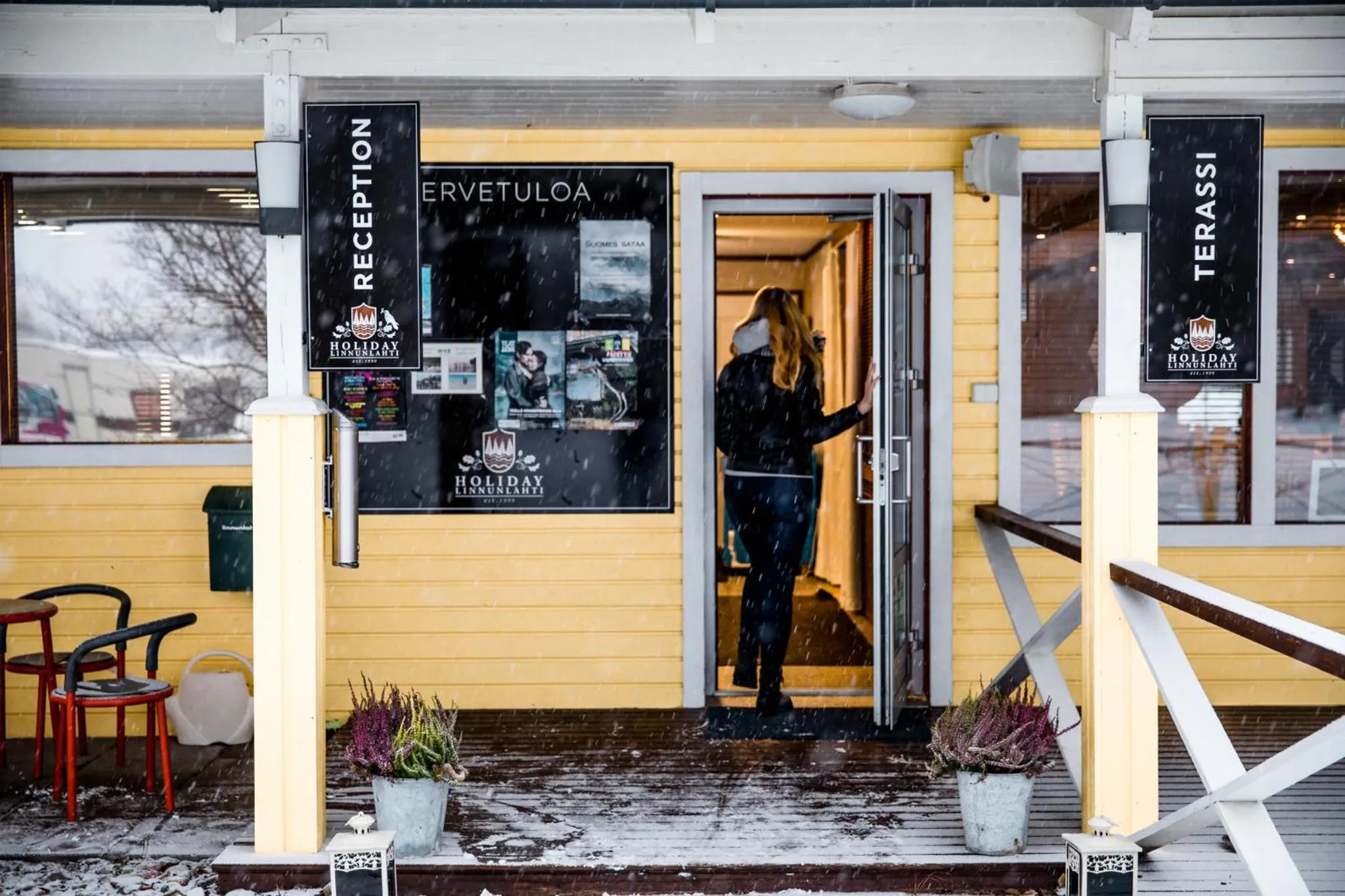Facade/entrance in Holiday Linnunlahti
