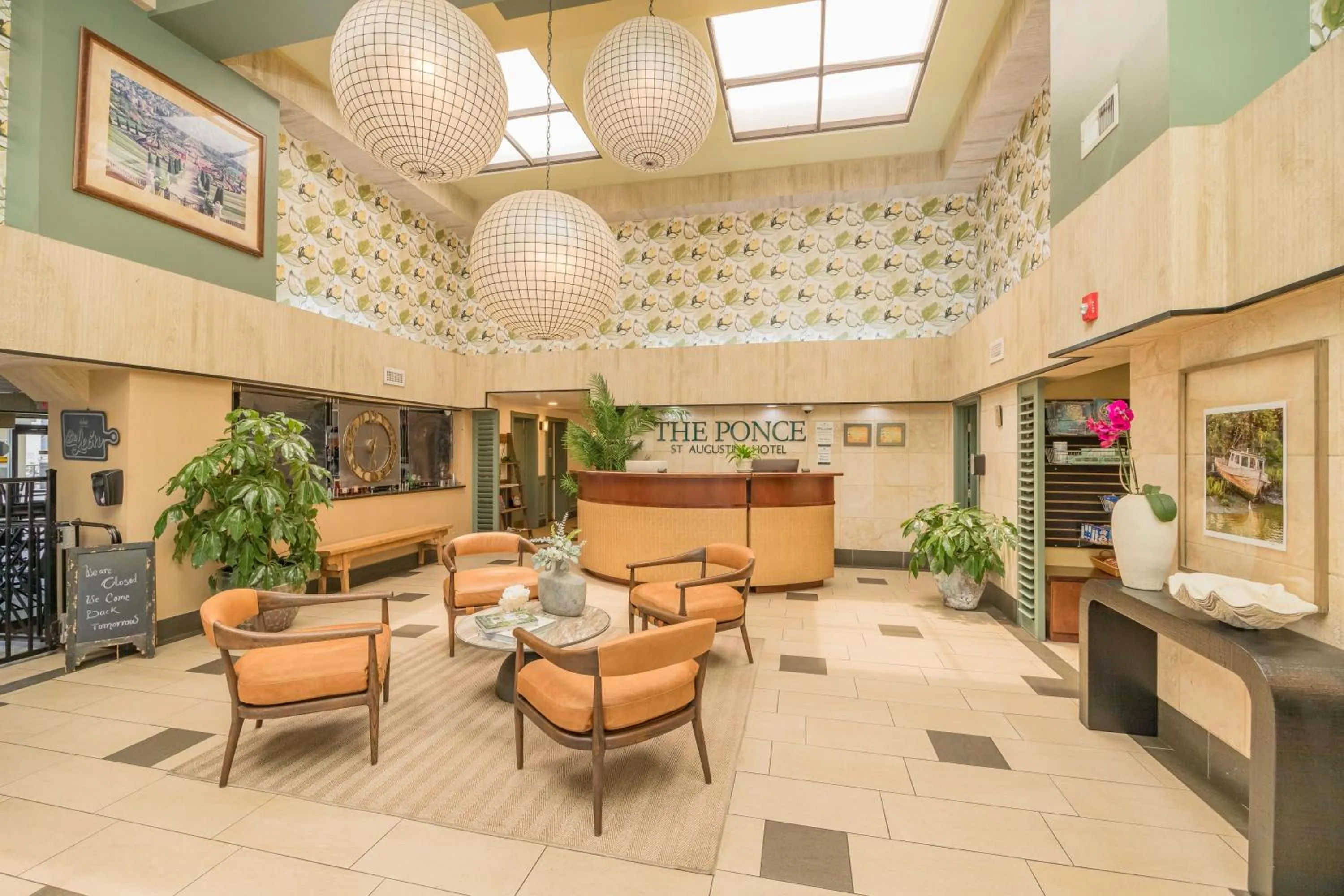 Lobby or reception in The Ponce St. Augustine Hotel