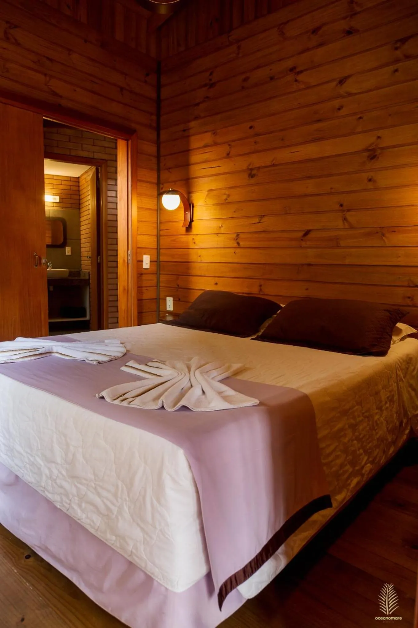 Bed in Eco Hotel Oceanomare